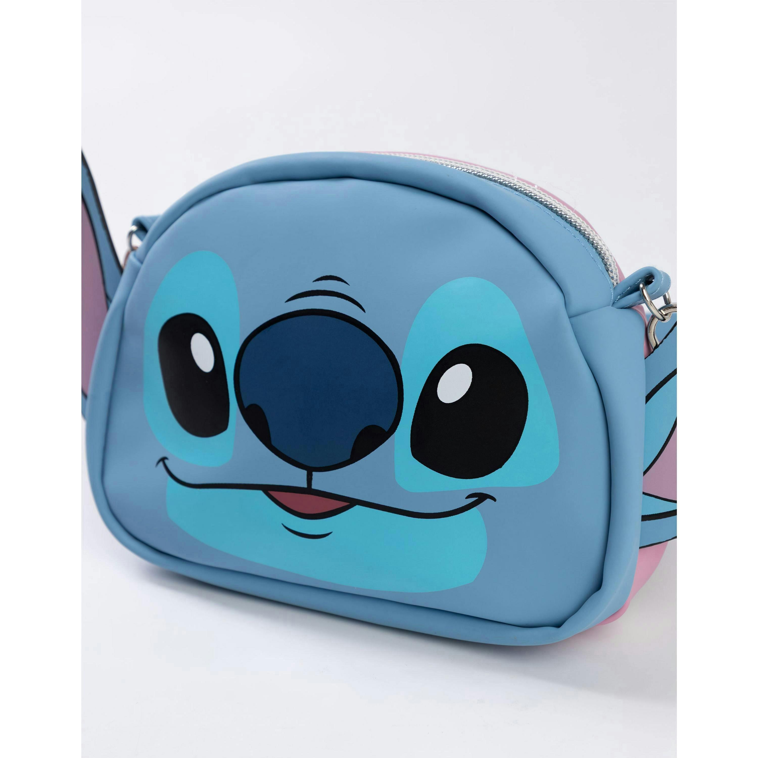 Lilo & Stitch Girls Blue Stitch Cross Body Bag (One Size) by Vanilla Underground , view 6 of 6