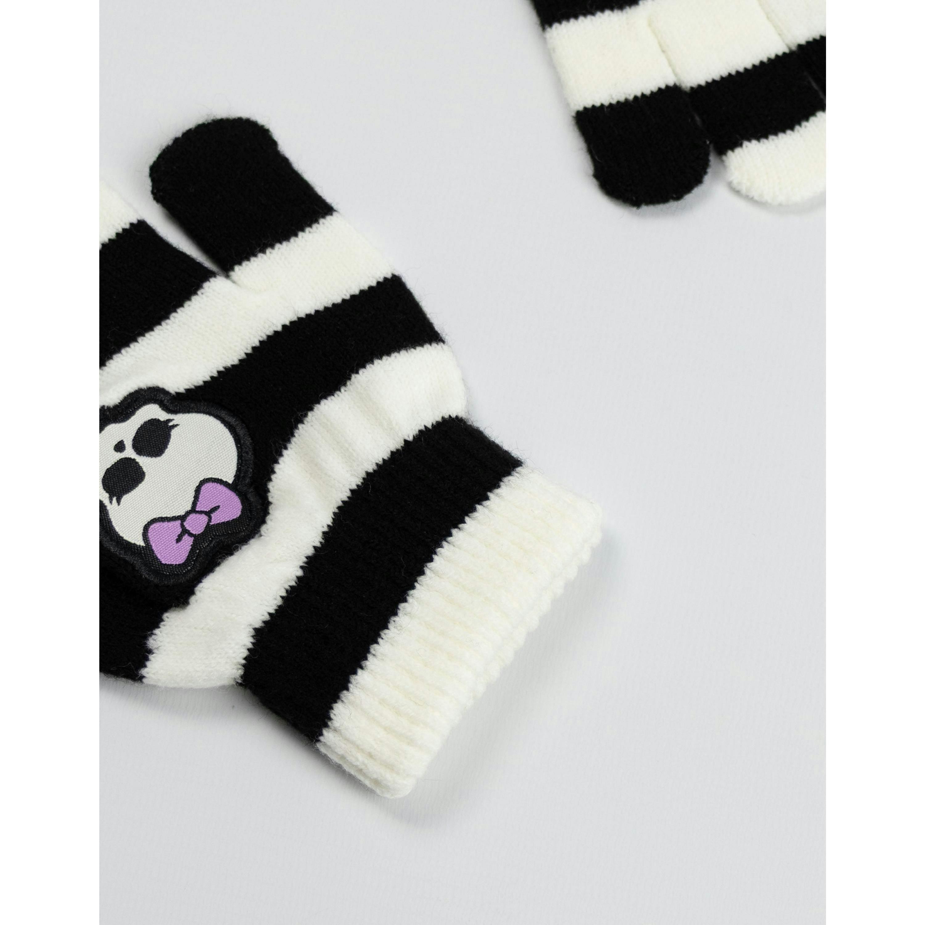 Monster High Girls Multicoloured Character Beanie and Gloves Set (One Size) by Vanilla Underground , view 5 of 6