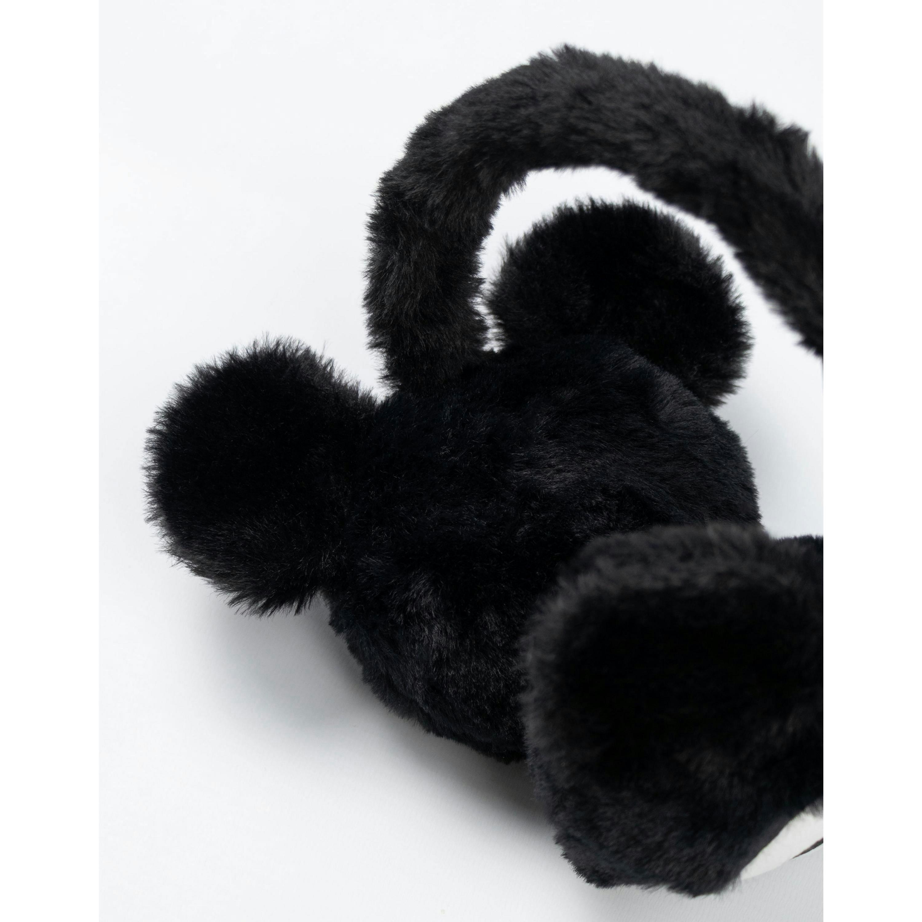 Disney Boys Black Mickey Earmuffs (One Size) by Vanilla Underground , view 2 of 6