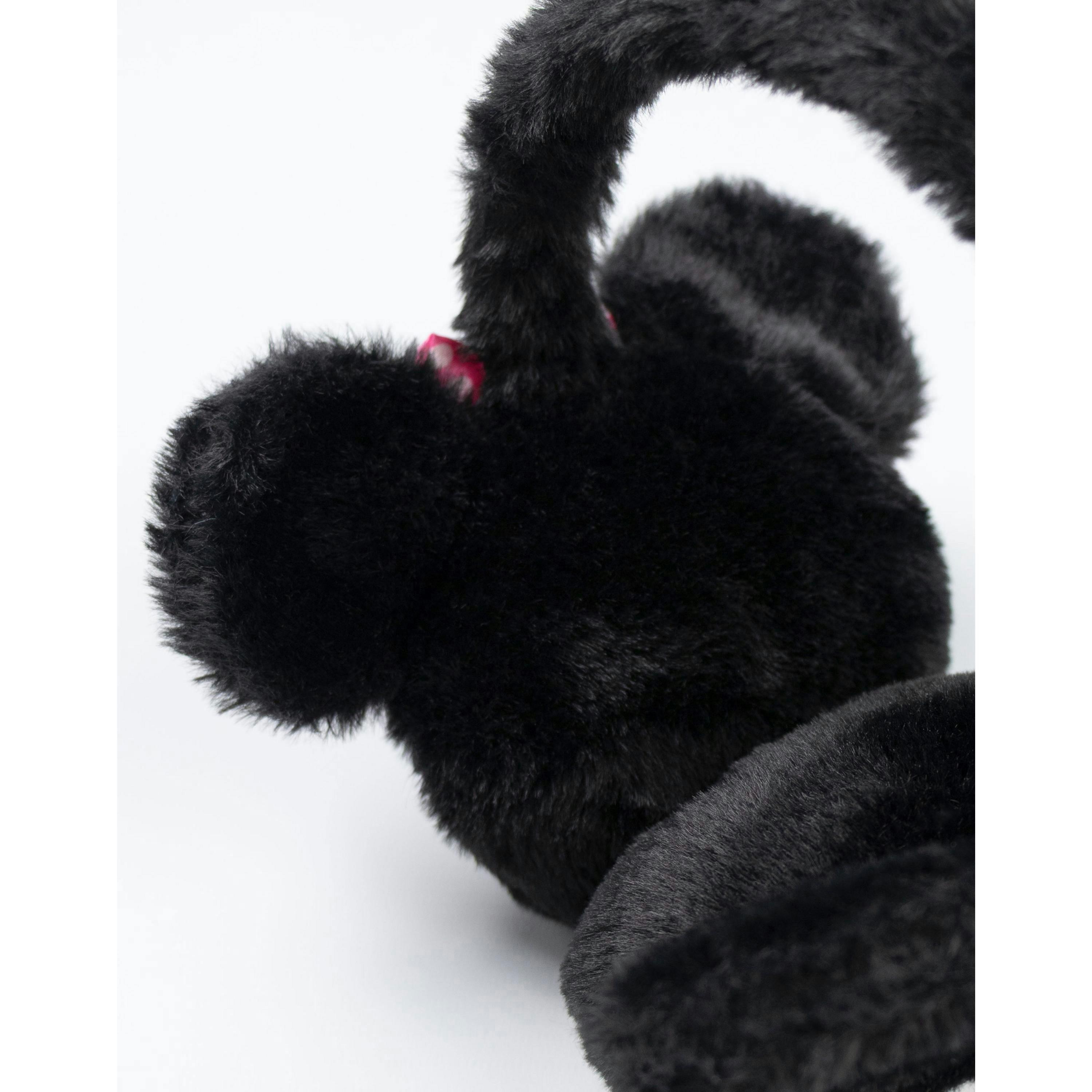 Disney Girls Black Minnie Earmuffs (One Size) by Vanilla Underground , view 2 of 6
