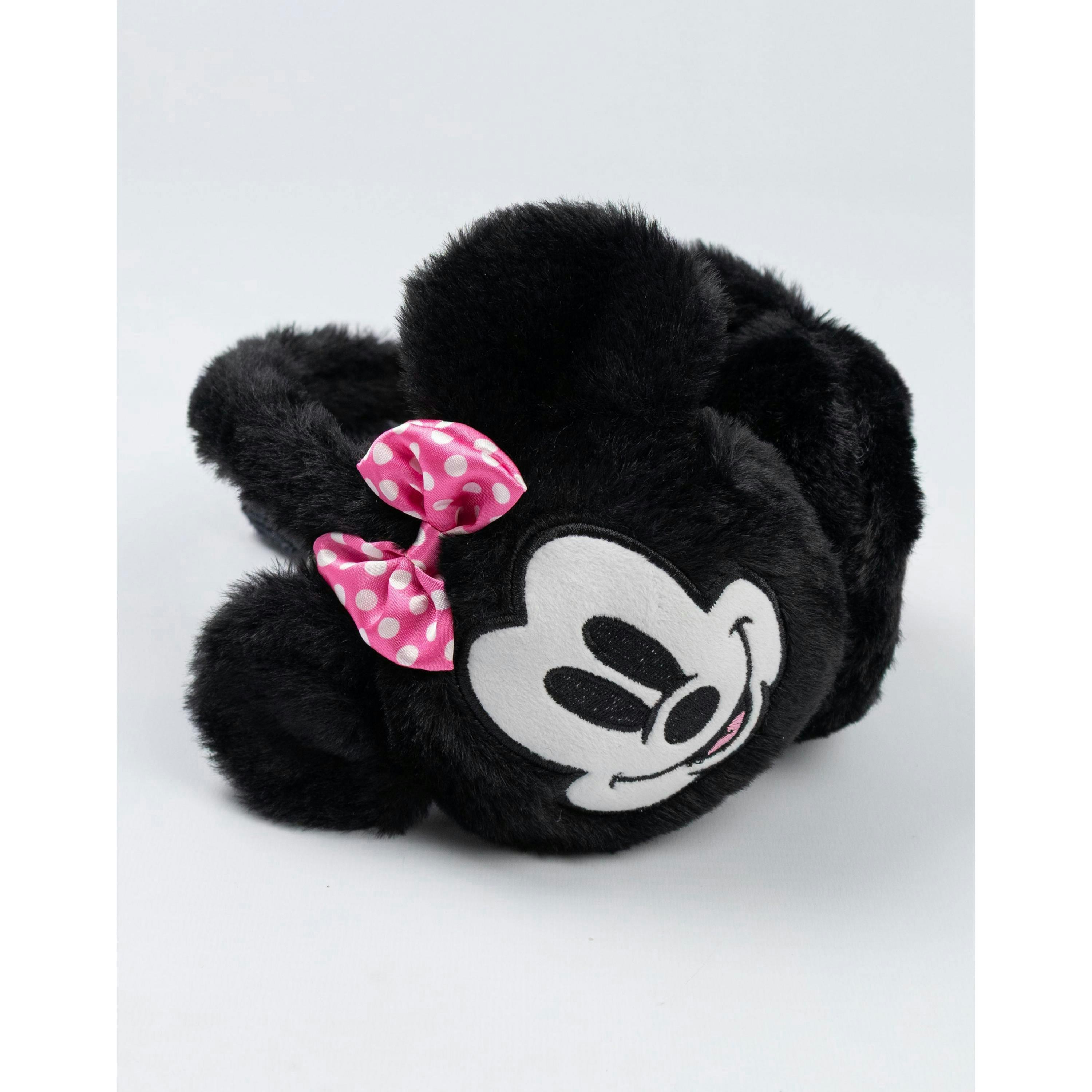 Disney Girls Black Minnie Earmuffs (One Size) by Vanilla Underground , view 3 of 6
