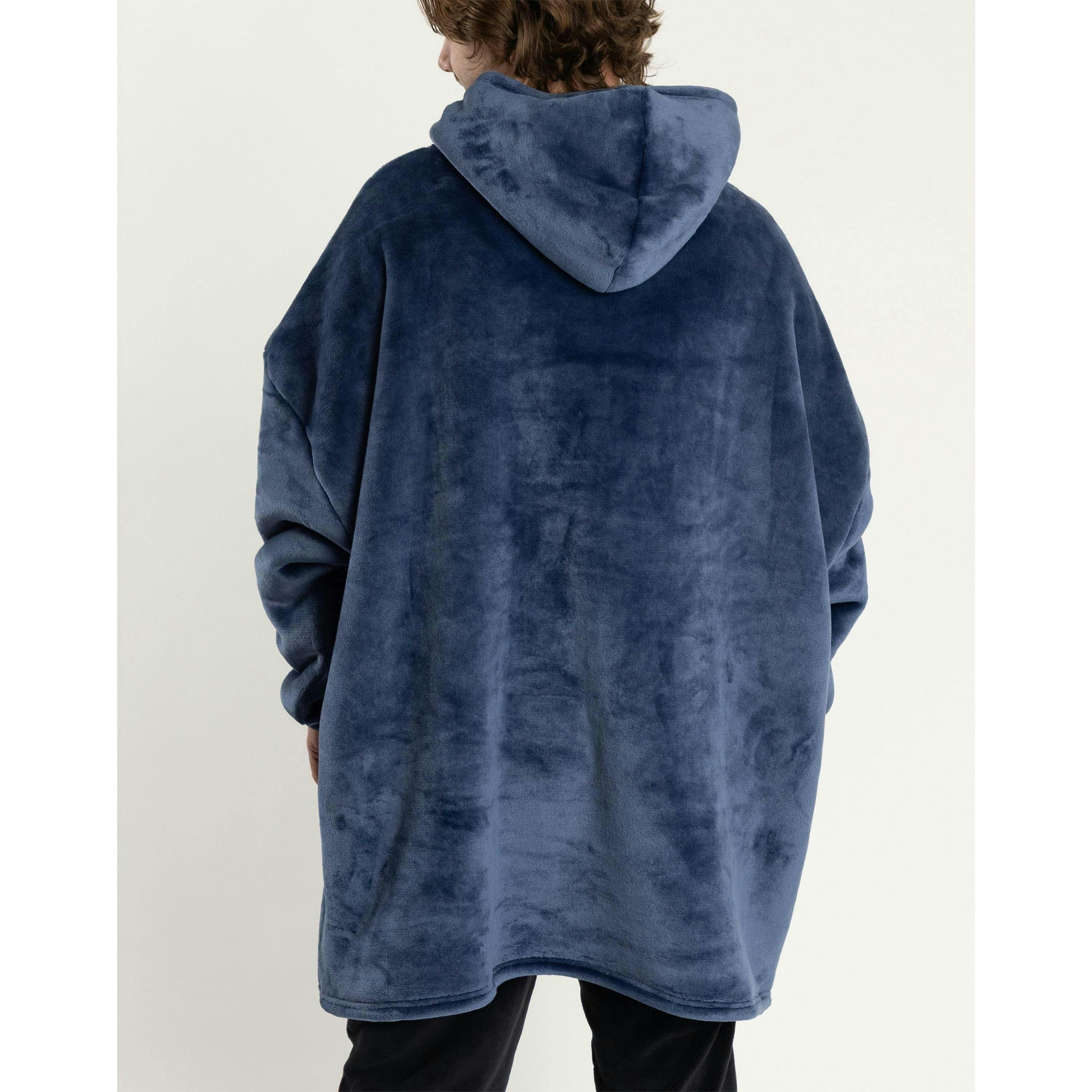 Rick And Morty Mens Black Character Blanket Hoodie (One Size) by Vanilla Underground , view 2 of 6