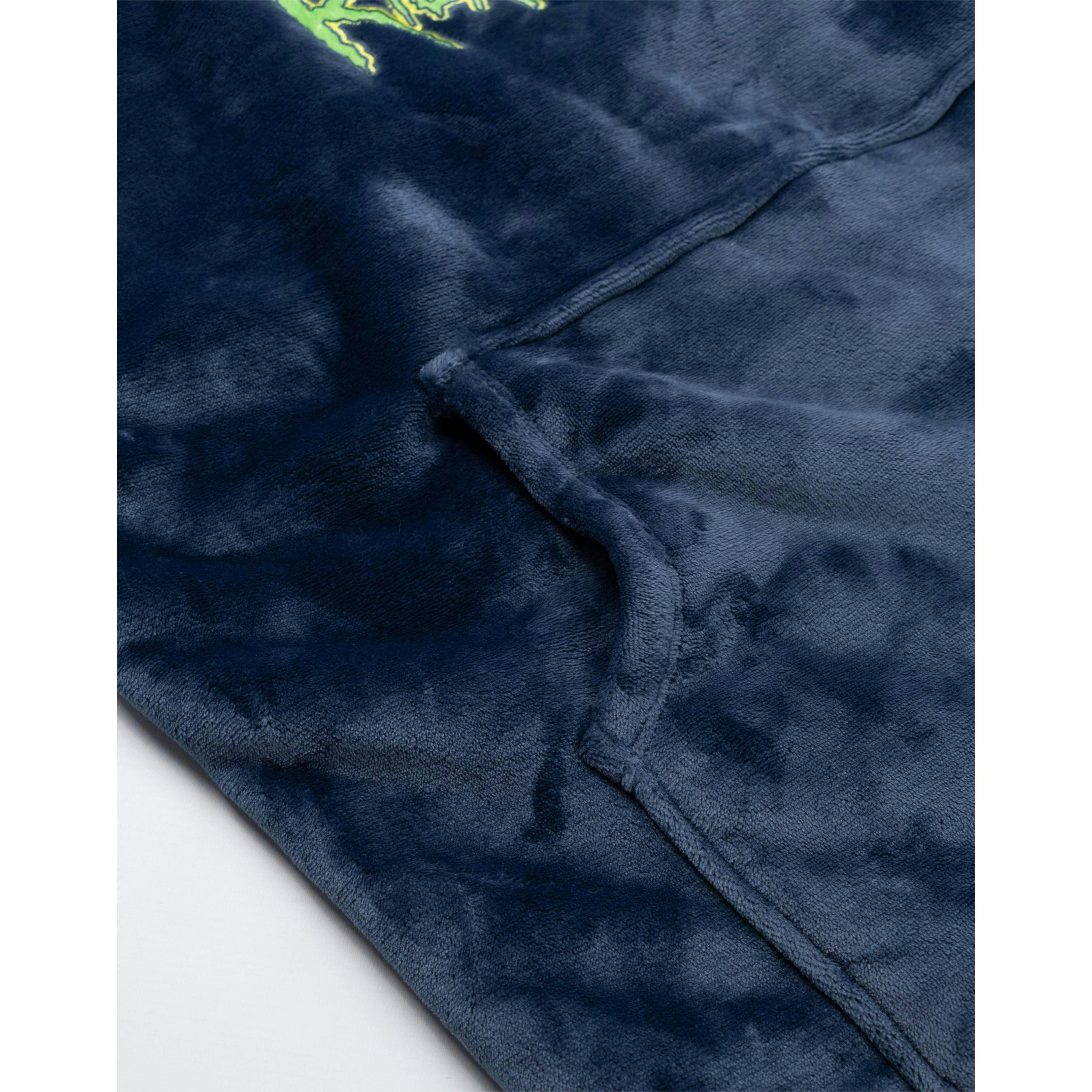 Rick And Morty Mens Black Character Blanket Hoodie (One Size) by Vanilla Underground , view 6 of 6
