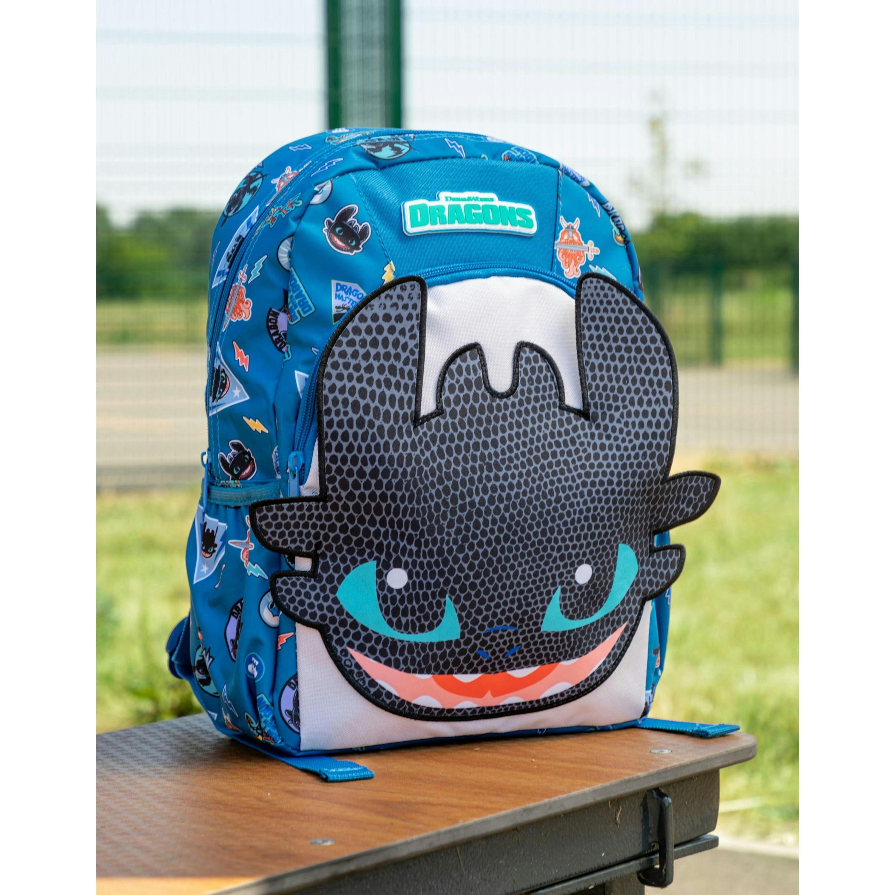 How to Train Your Dragon Unisex Kids Multicoloured Toothless Backpack (One Size) by Vanilla Underground , view 4 of 6