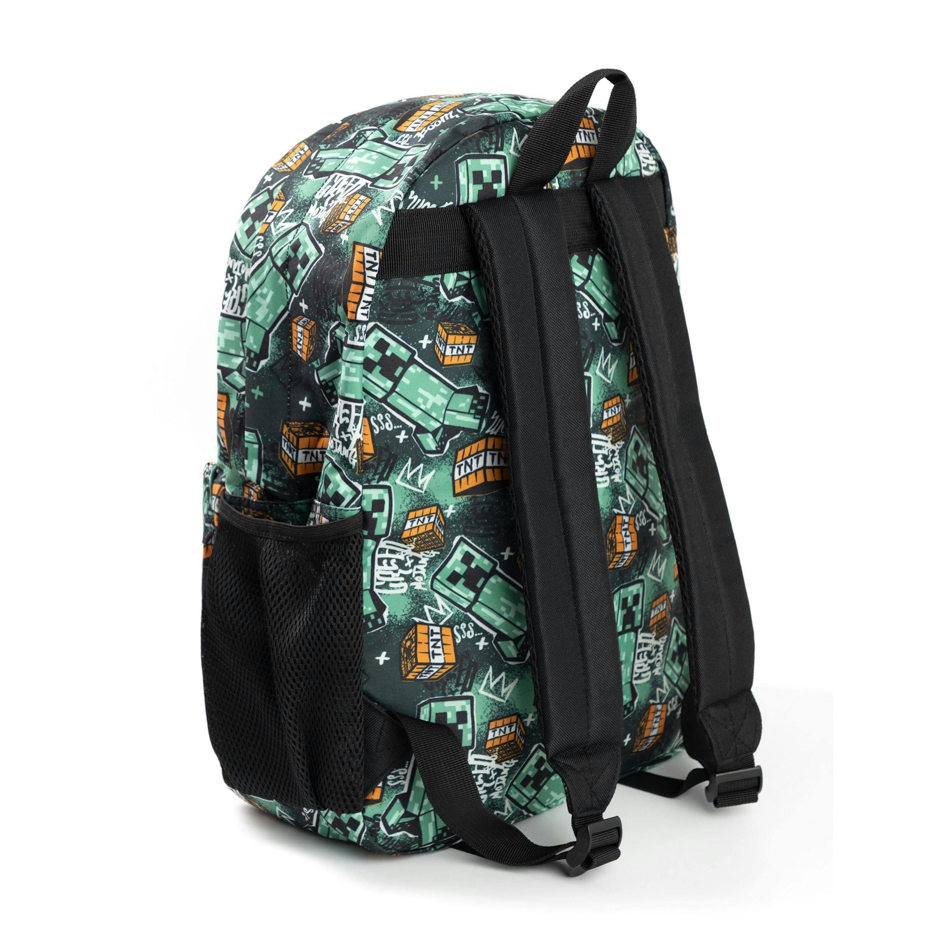 Minecraft Unisex Kids Multicoloured Logo Backpack (One Size) by Vanilla Underground , view 2 of 6