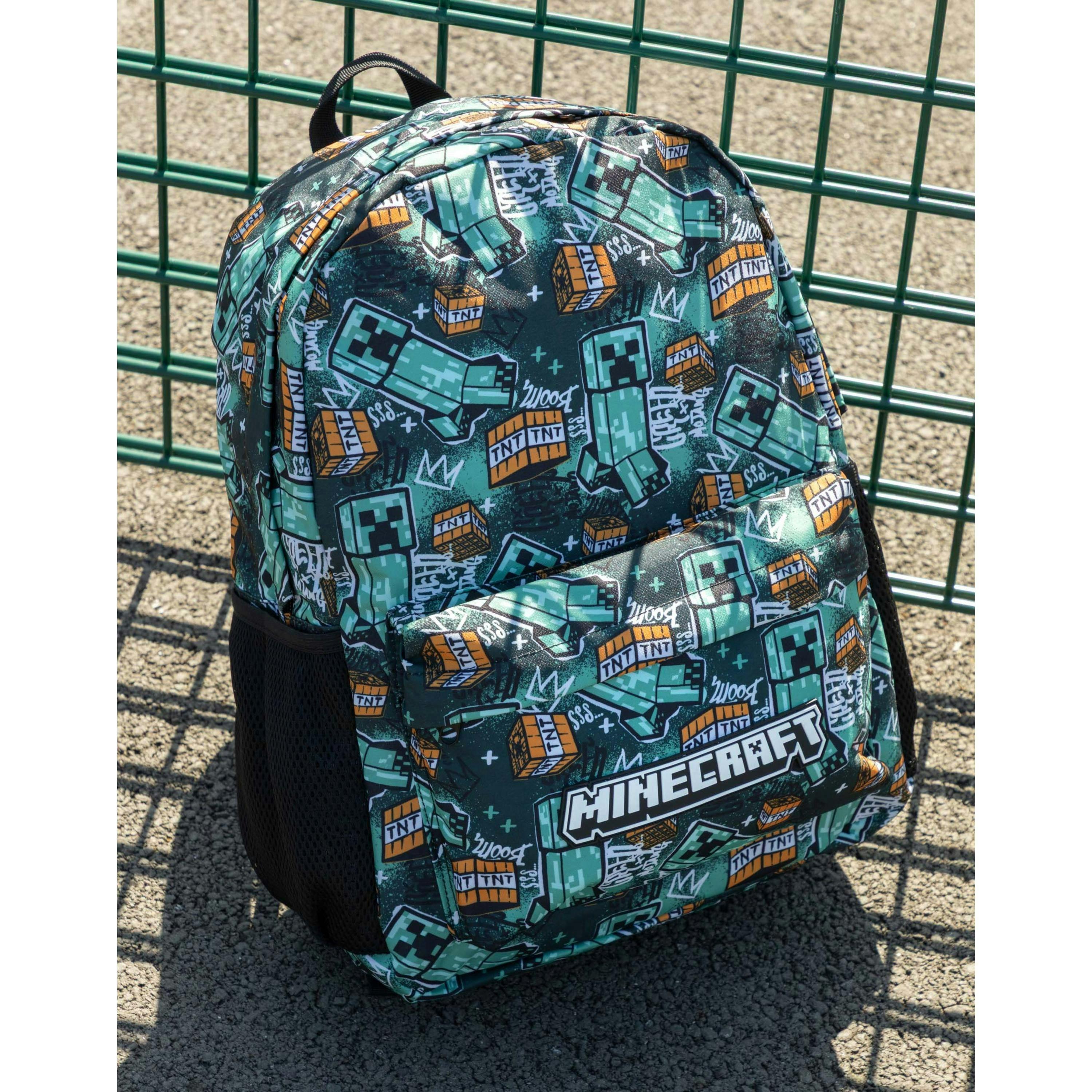 Minecraft Unisex Kids Multicoloured Logo Backpack (One Size) by Vanilla Underground , view 3 of 6