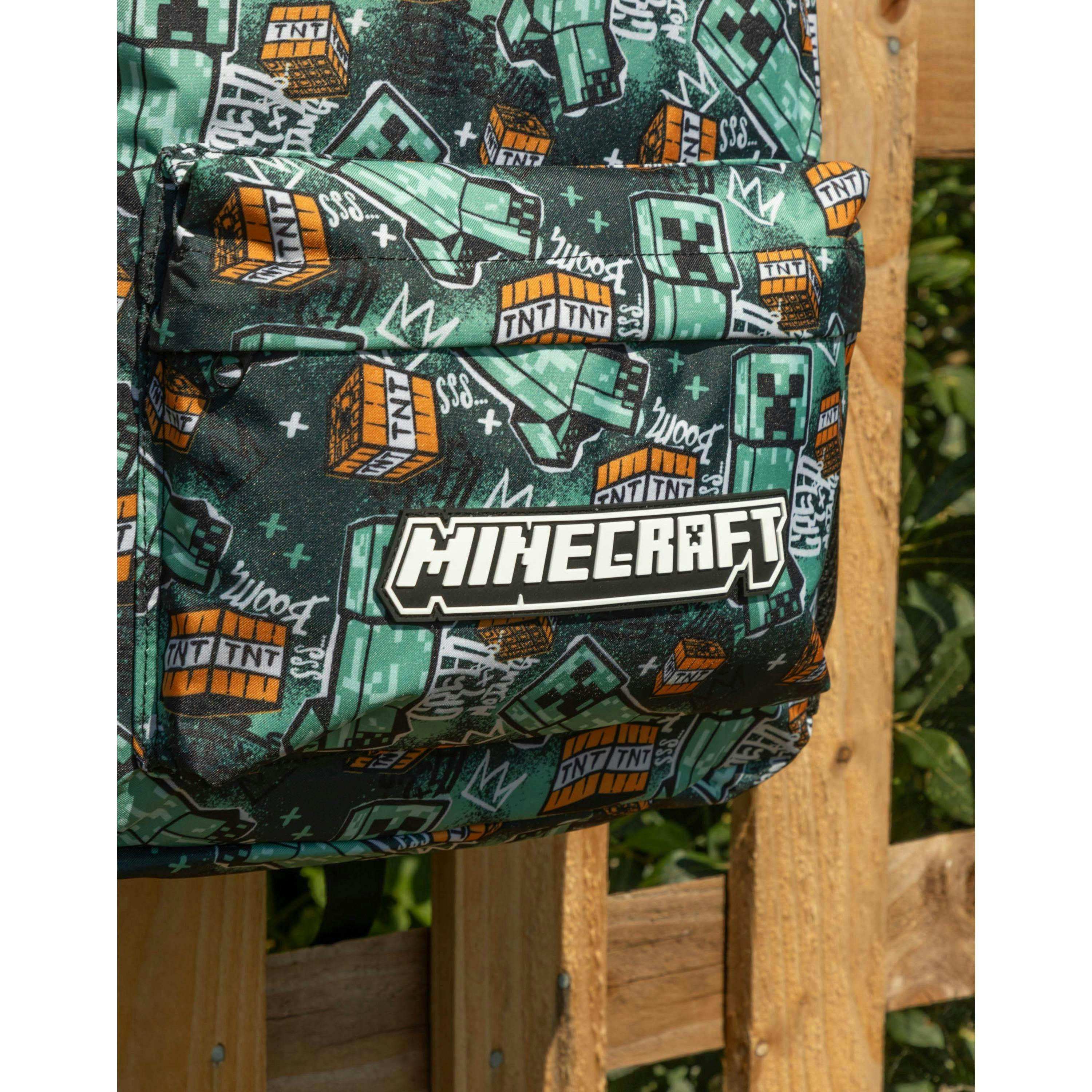 Minecraft Unisex Kids Multicoloured Logo Backpack (One Size) by Vanilla Underground , view 5 of 6