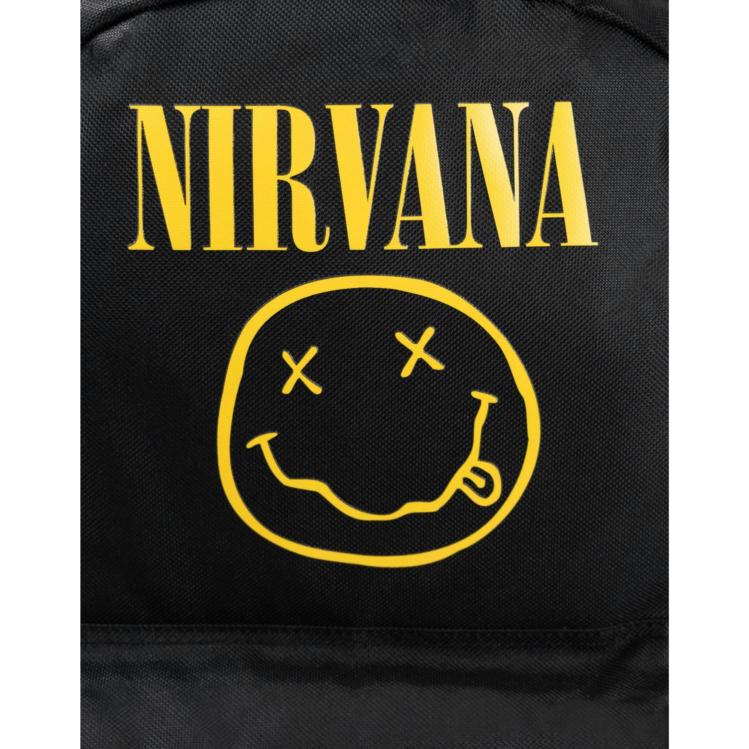 Nirvana Unisex Black Logo Backpack (One Size) by Vanilla Underground , view 6 of 6