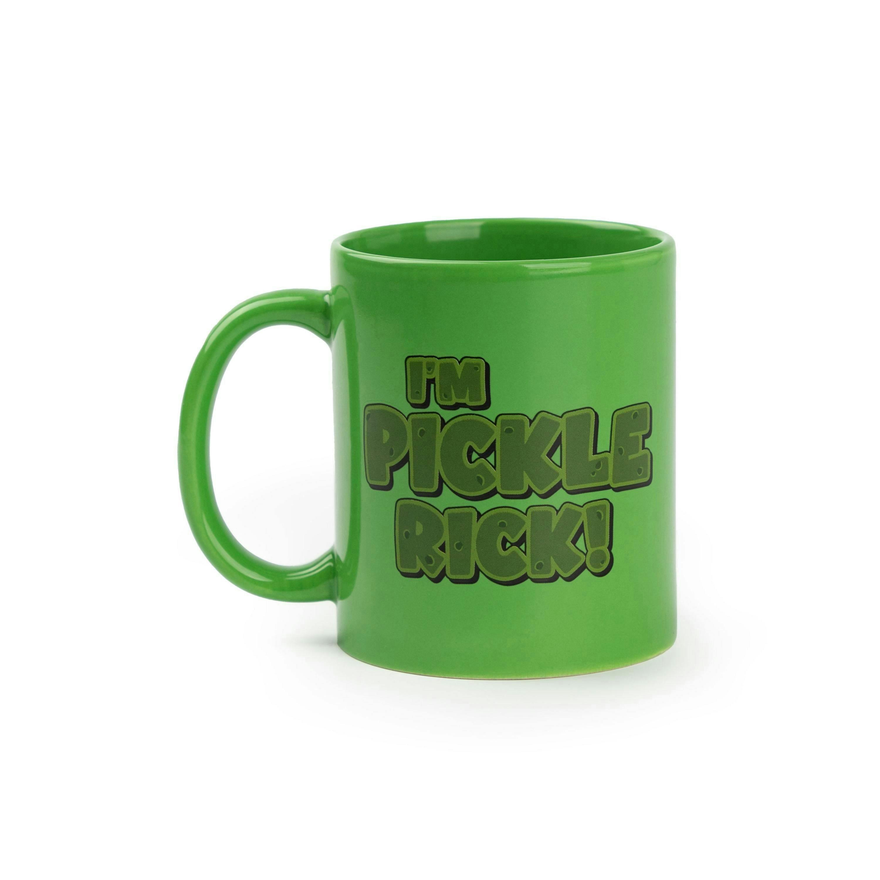 Rick And Morty Mens Green Pickle Rick Mug and Sock Gift Set (One Size) by Vanilla Underground , view 2 of 6