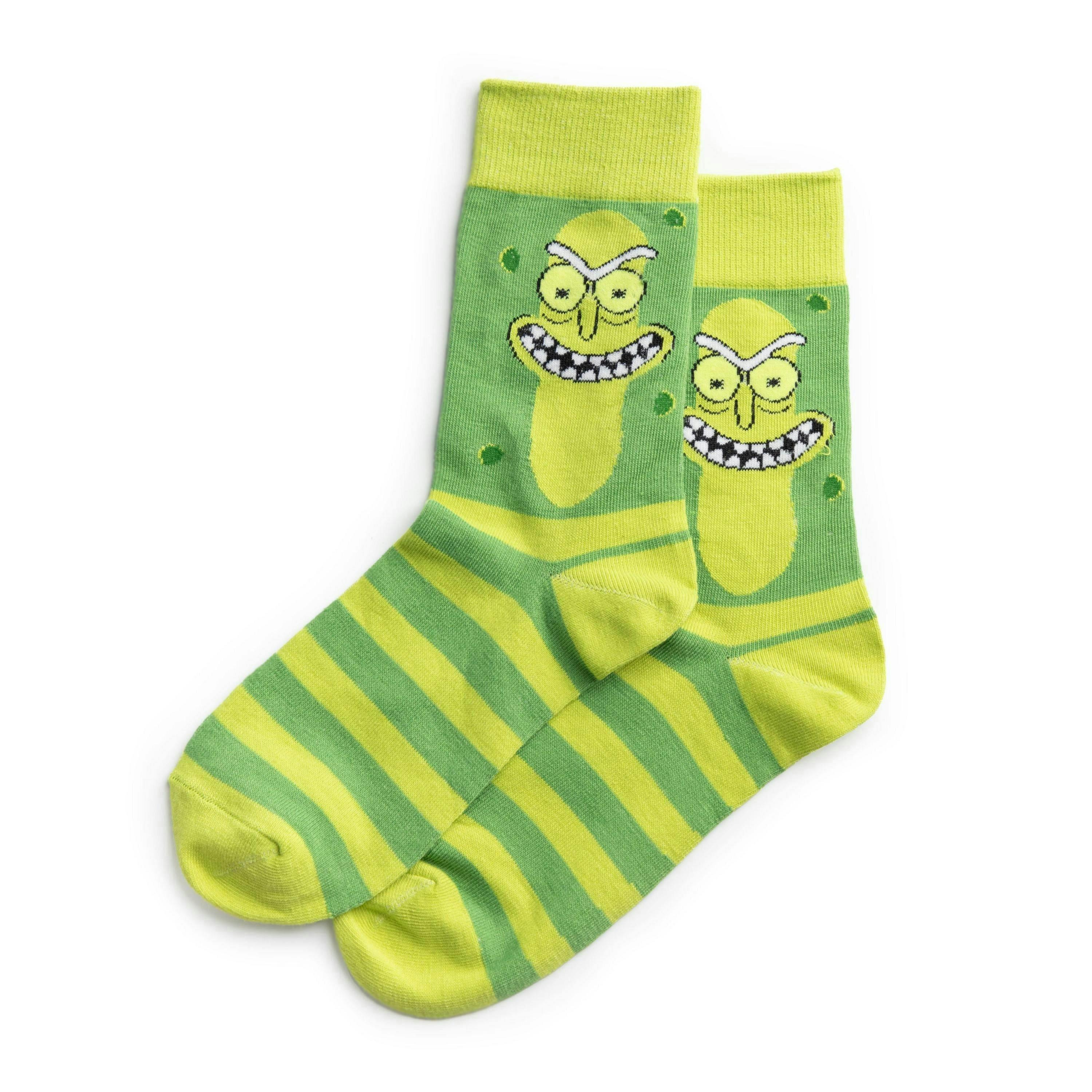 Rick And Morty Mens Green Pickle Rick Mug and Sock Gift Set (One Size) by Vanilla Underground , view 3 of 6