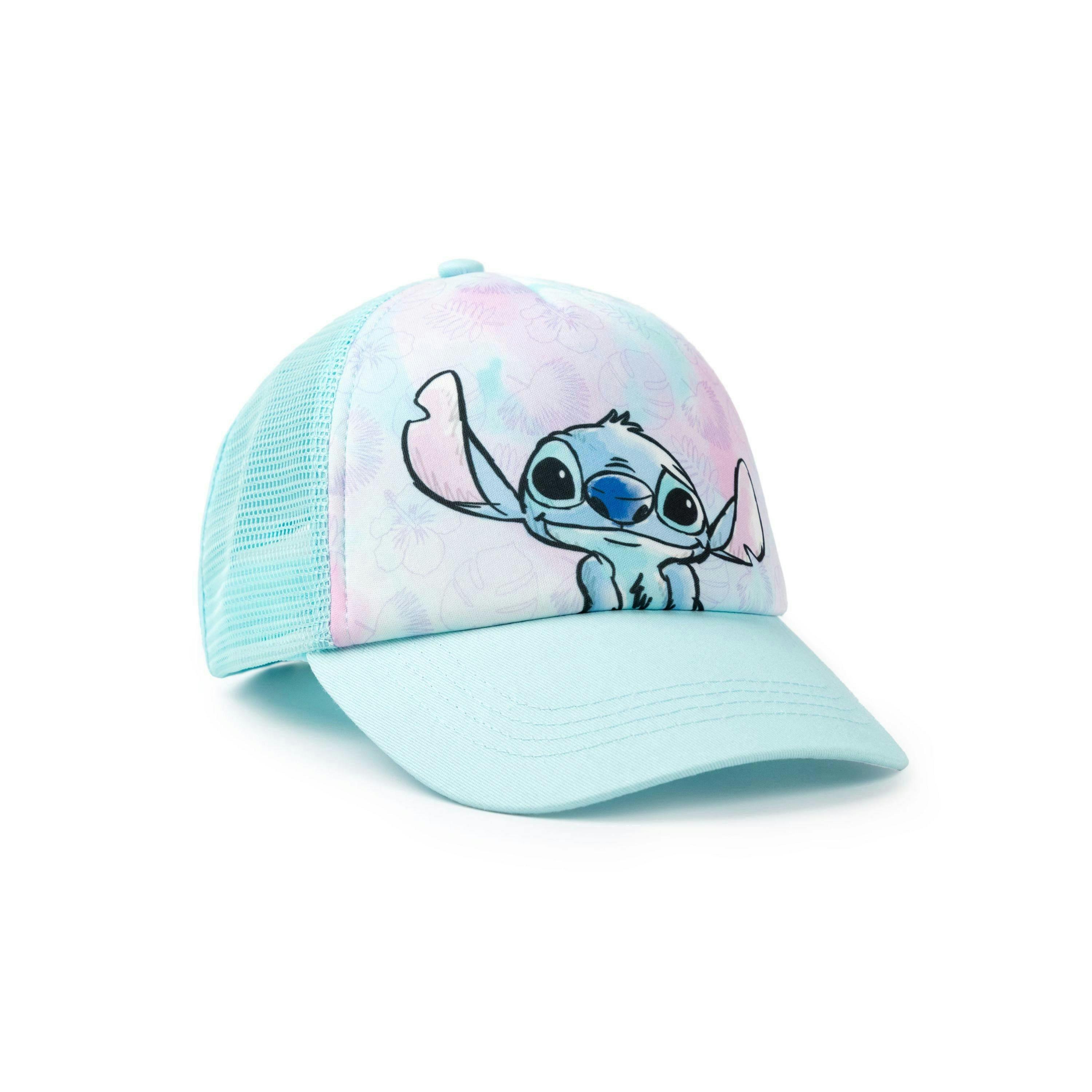 Disney Girls Blue Lilo & Stitch Adjustable Curved Peak Cap (One Size) by Vanilla Underground , view 1 of 6