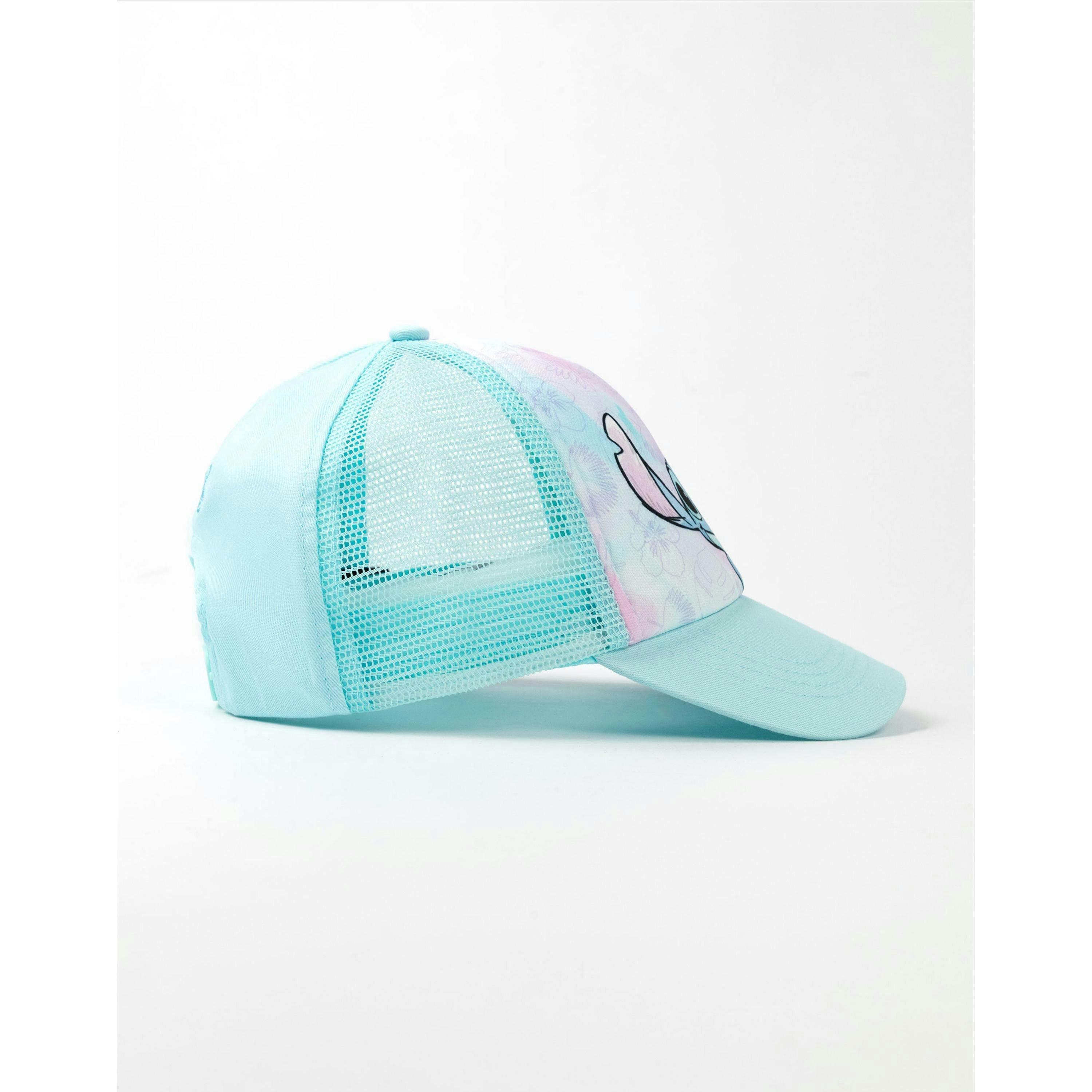 Disney Girls Blue Lilo & Stitch Adjustable Curved Peak Cap (One Size) by Vanilla Underground , view 4 of 6