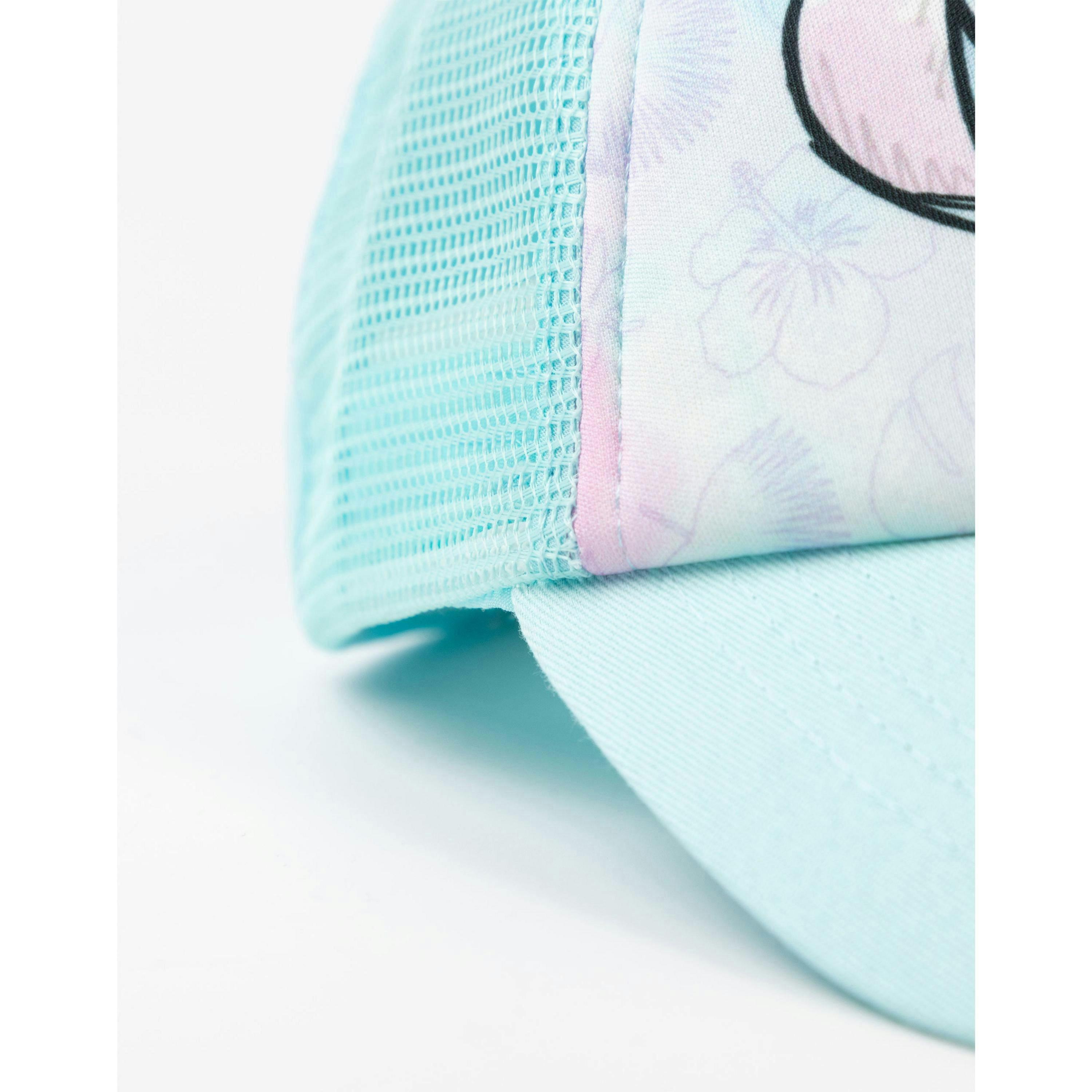 Disney Girls Blue Lilo & Stitch Adjustable Curved Peak Cap (One Size) by Vanilla Underground , view 6 of 6