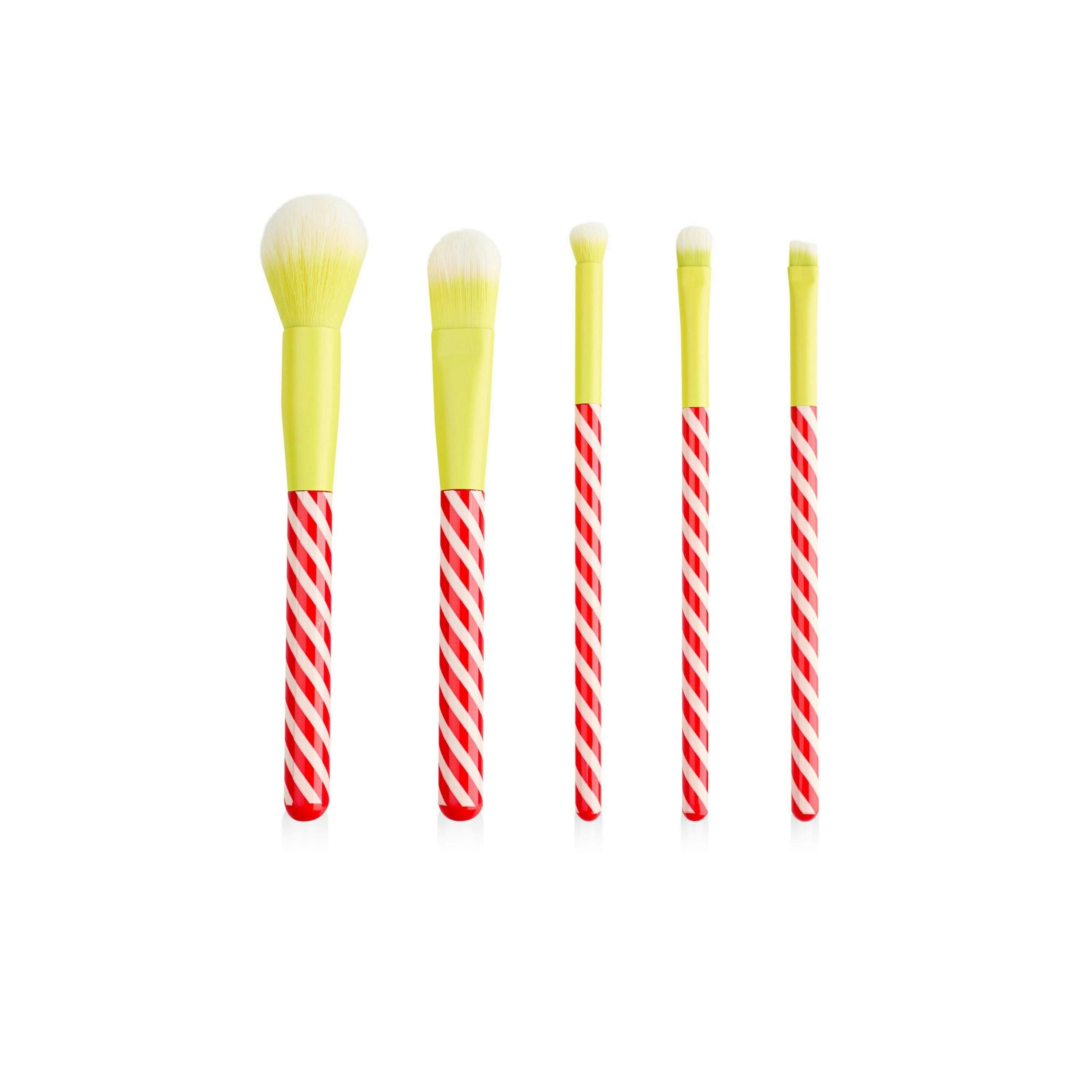 The Grinch Womens Green Character Face Makeup Brush Set (One Size) by Vanilla Underground , view 2 of 6