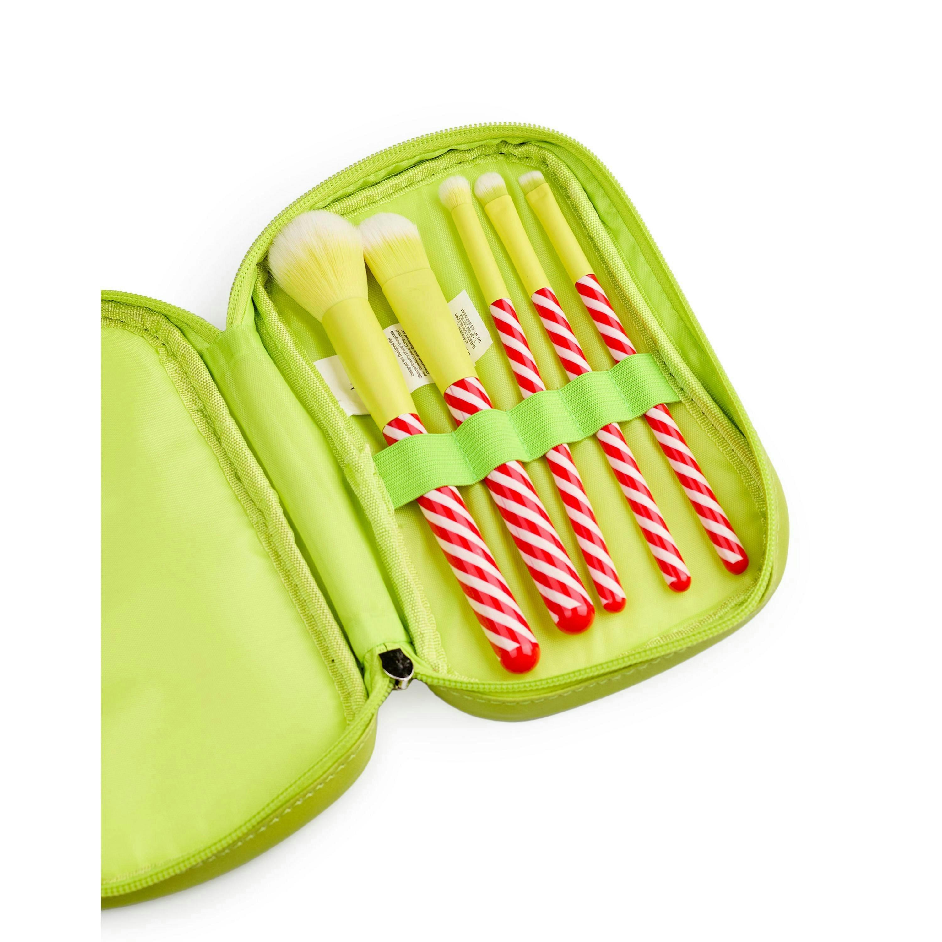 The Grinch Womens Green Character Face Makeup Brush Set (One Size) by Vanilla Underground , view 4 of 6