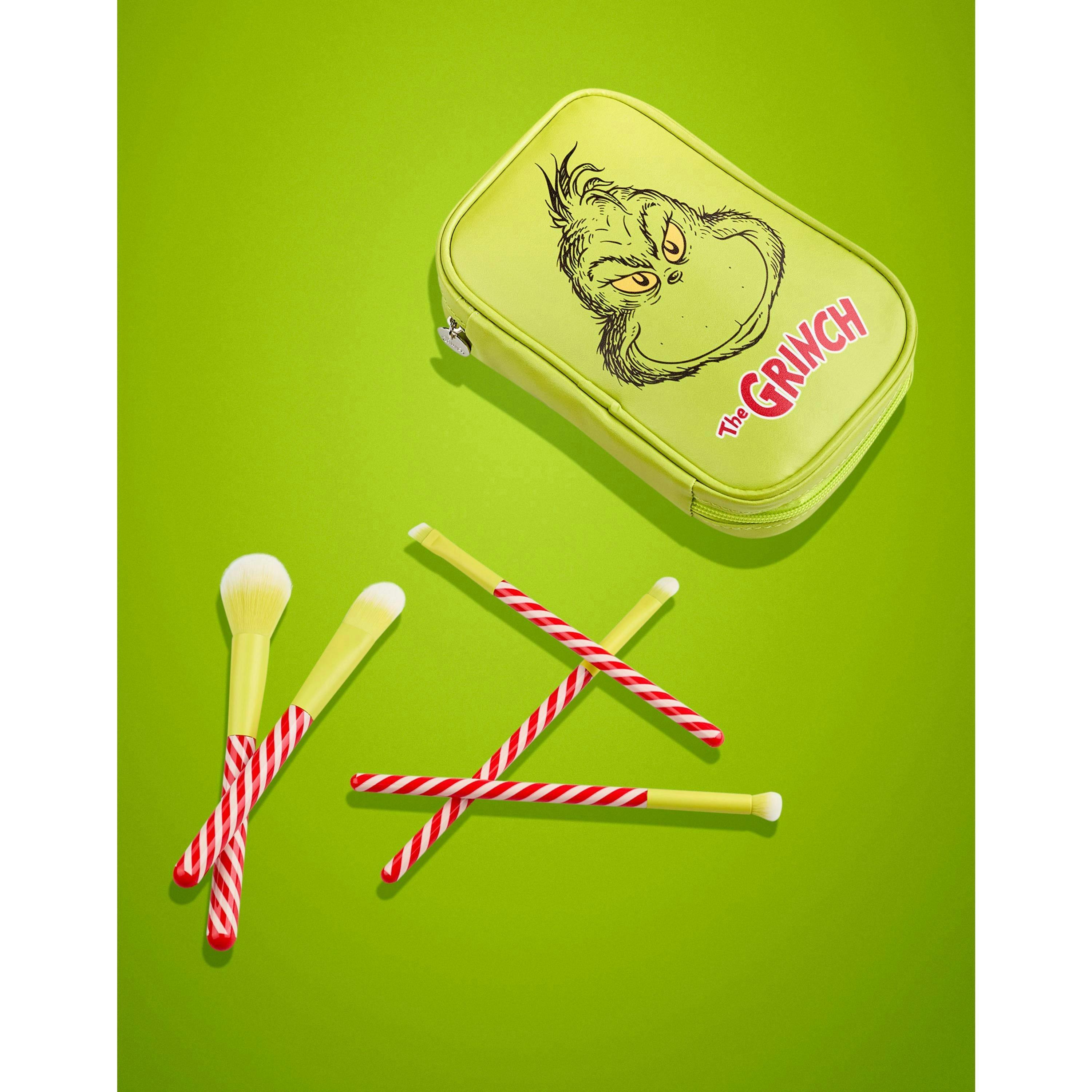 The Grinch Womens Green Character Face Makeup Brush Set (One Size) by Vanilla Underground , view 6 of 6