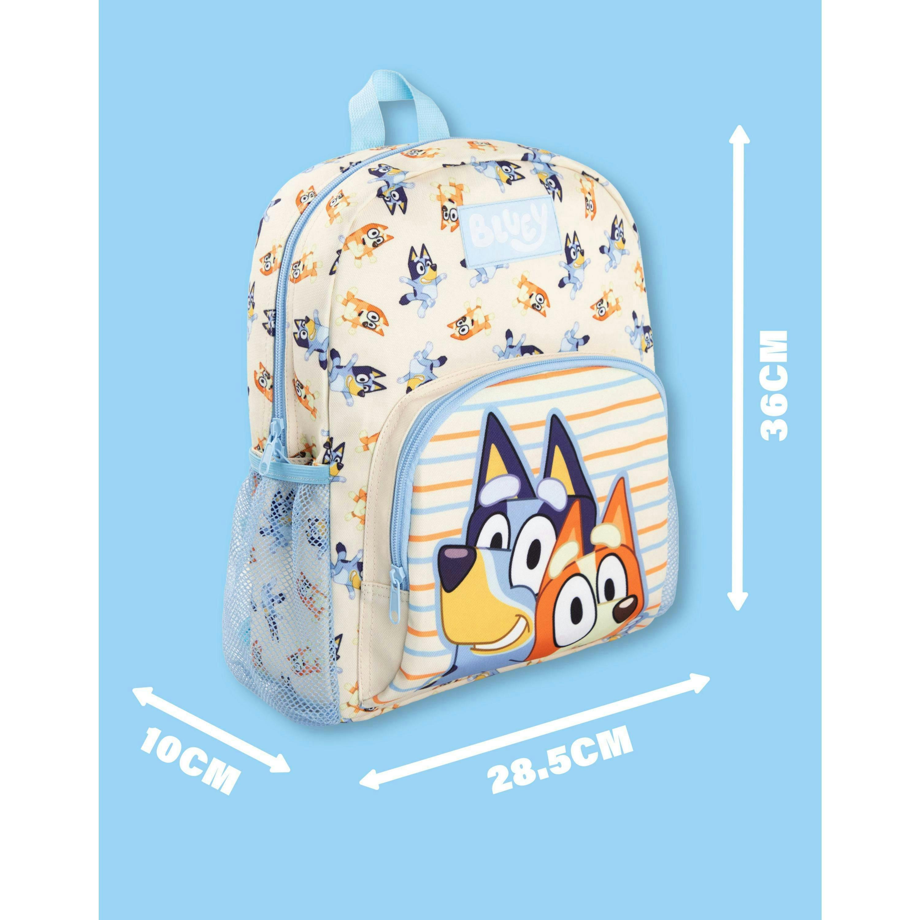 Bluey Unisex Kids Multicoloured Character Backpack (One Size) by Vanilla Underground , view 3 of 6