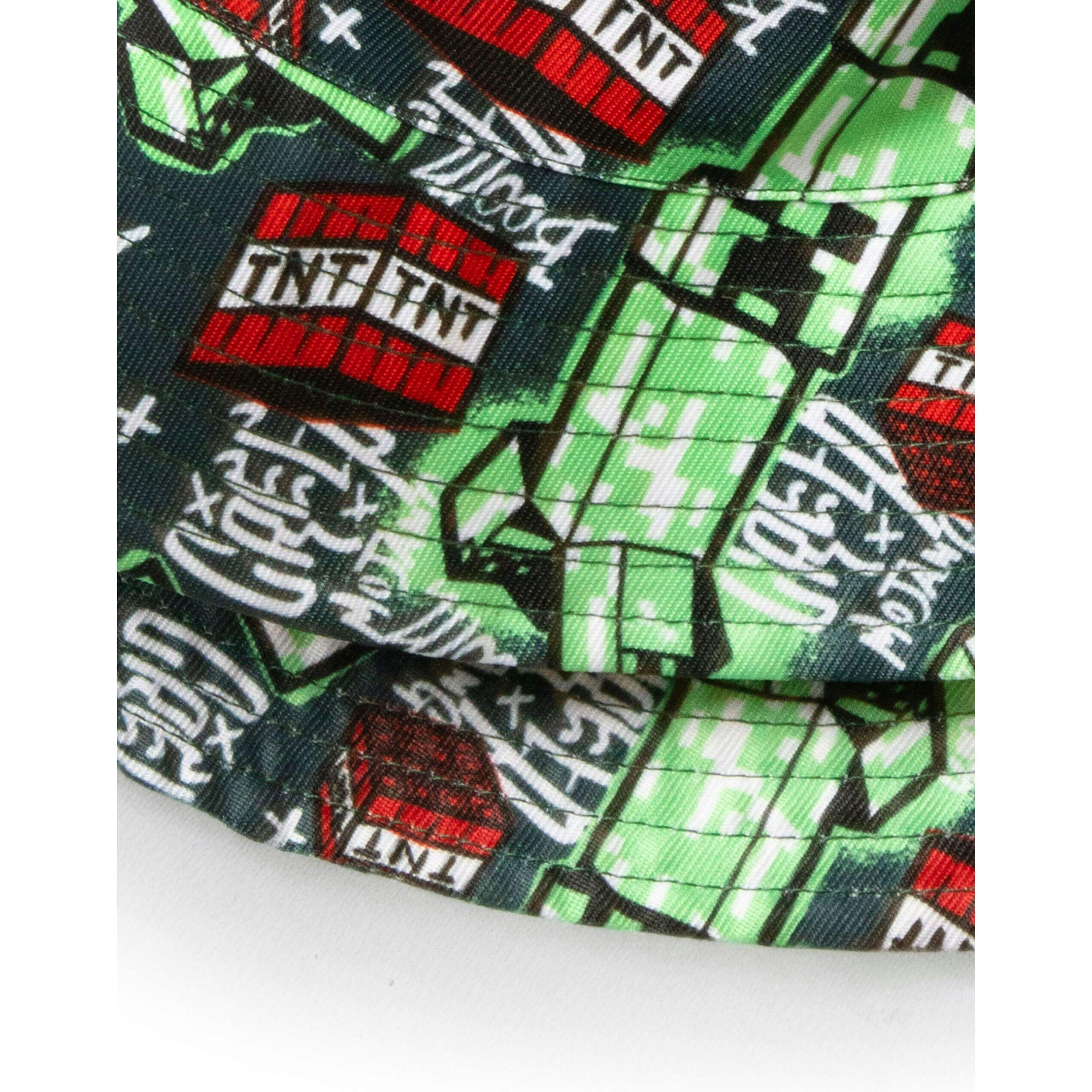 Minecraft Unisex Kids Multicoloured Creeper Bucket Hat (One Size) by Vanilla Underground , view 6 of 6