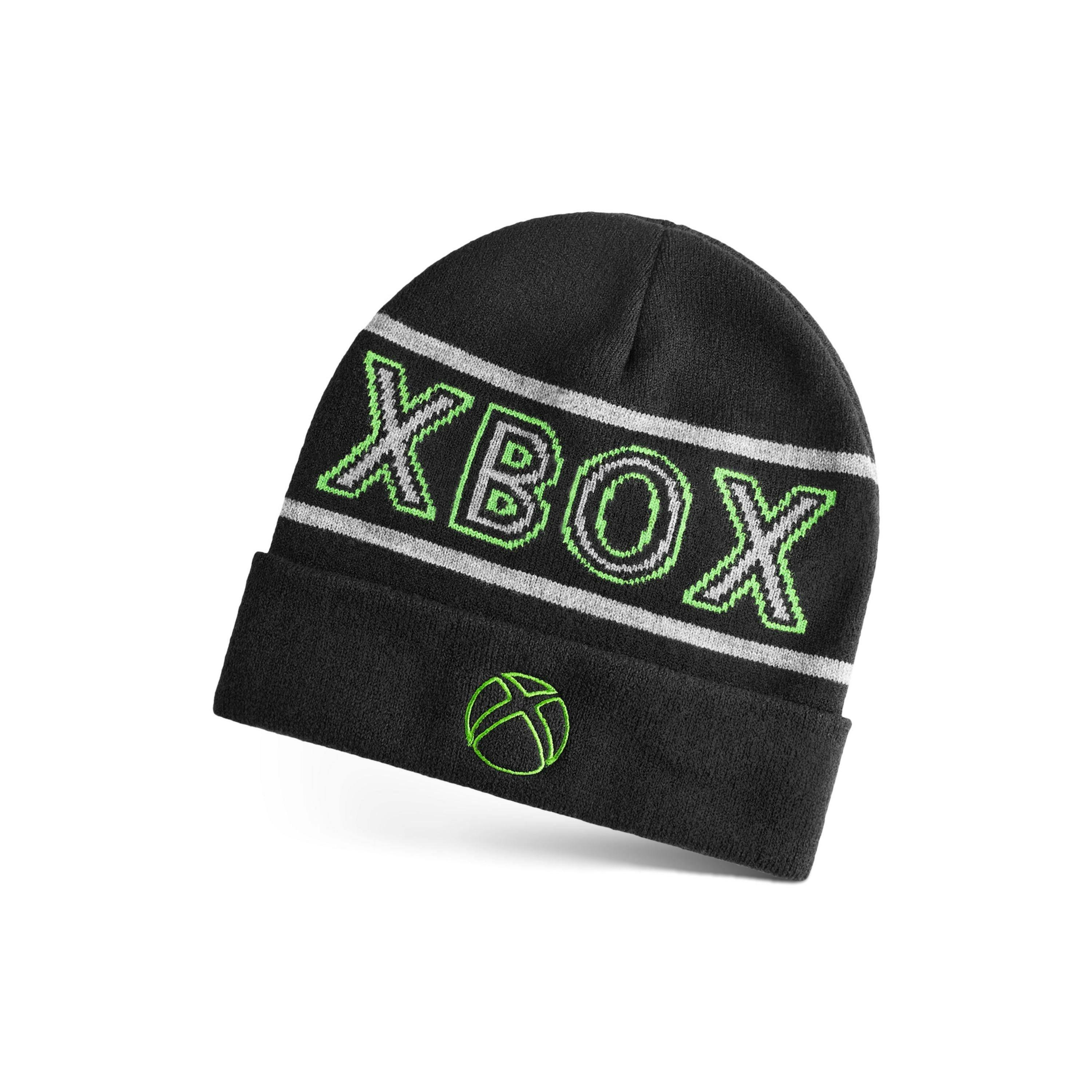 Xbox Boys Black Logo Beanie Hat (One Size) by Vanilla Underground , view 1 of 6