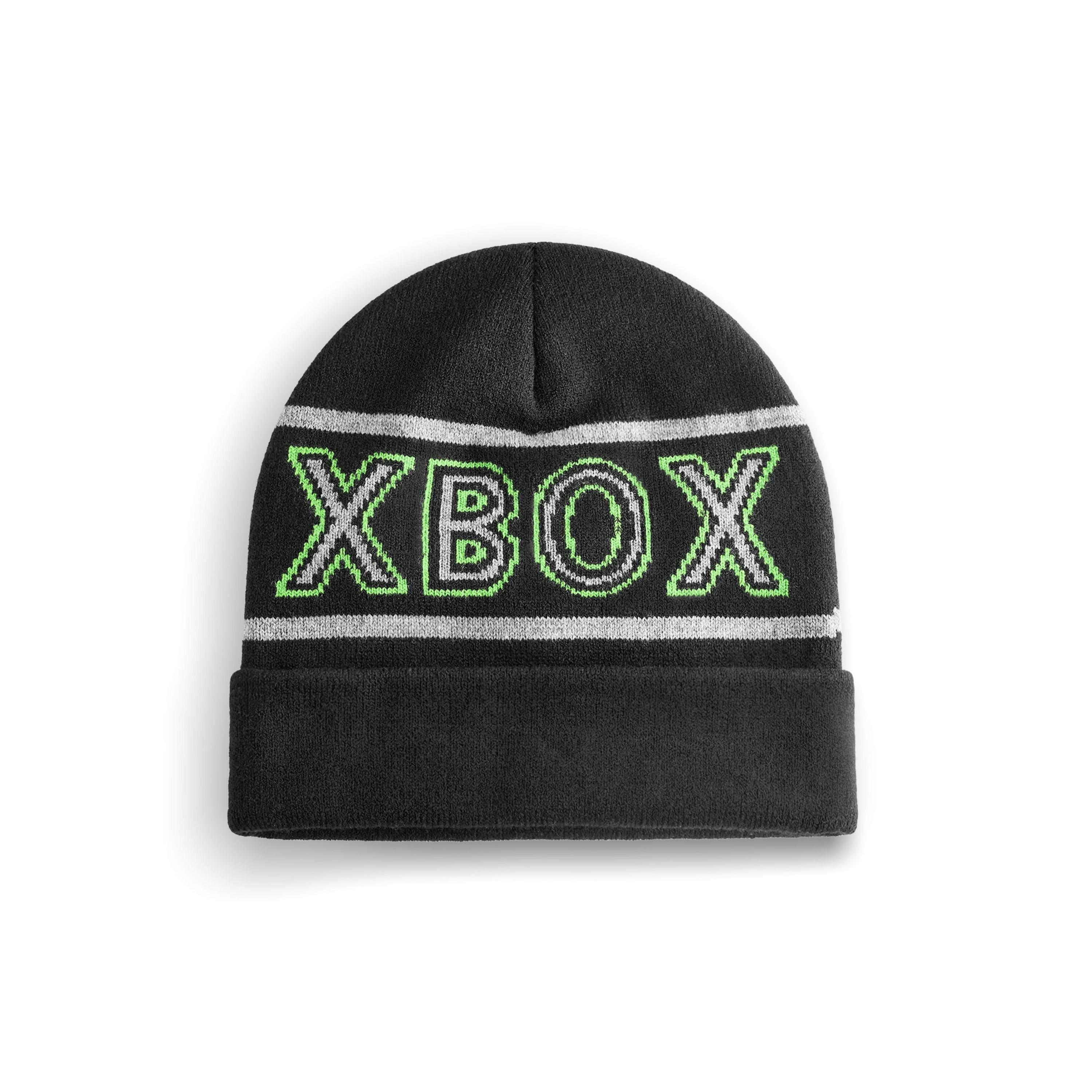 Xbox Boys Black Logo Beanie Hat (One Size) by Vanilla Underground , view 2 of 6