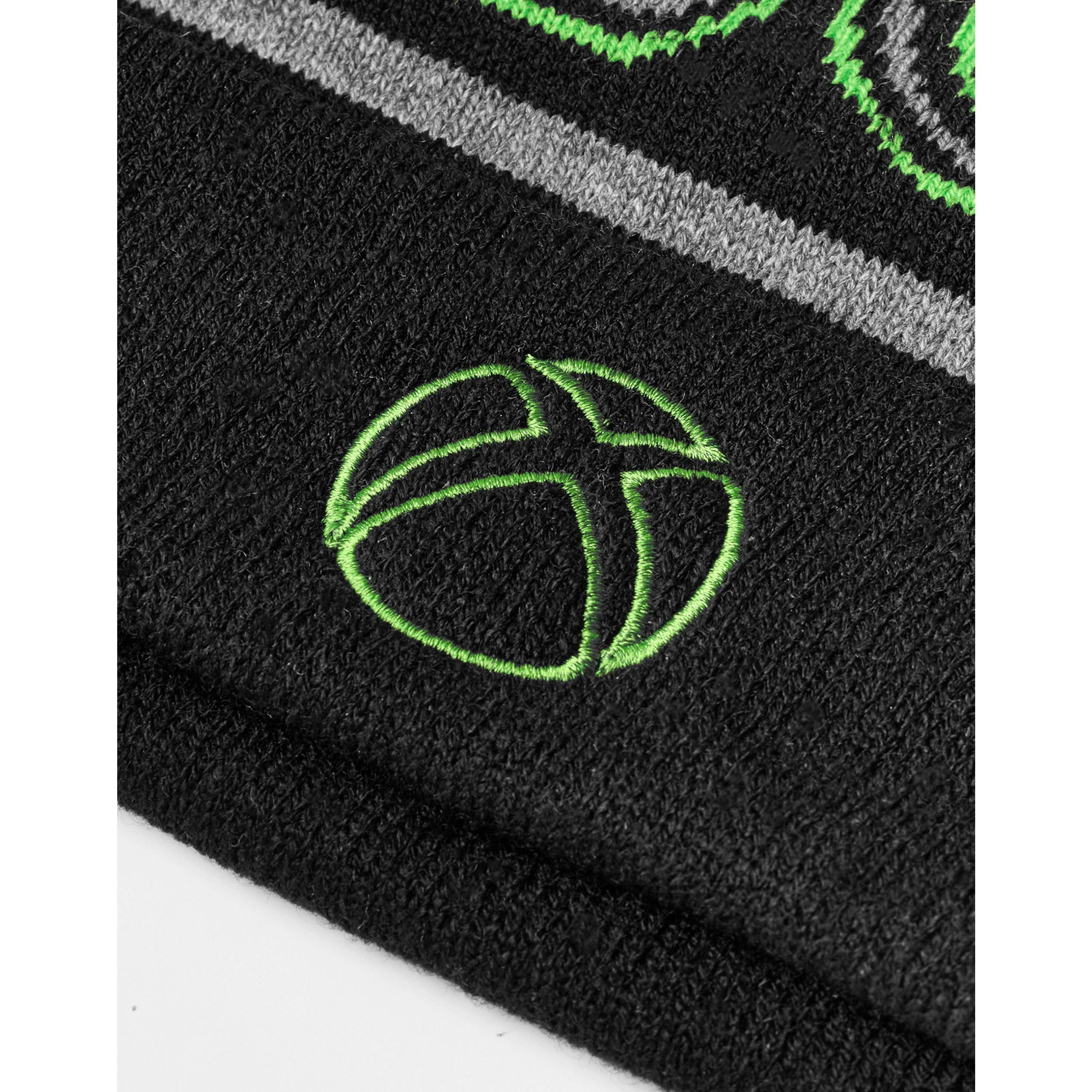 Xbox Boys Black Logo Beanie Hat (One Size) by Vanilla Underground , view 5 of 6