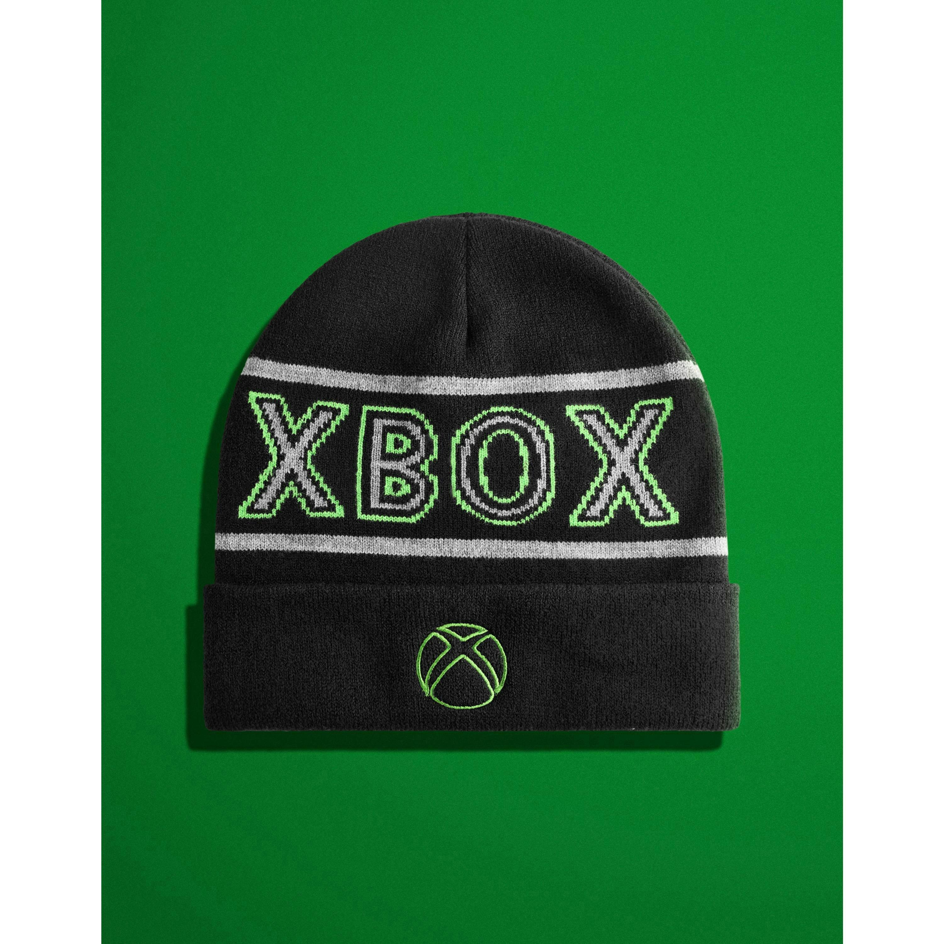 Xbox Boys Black Logo Beanie Hat (One Size) by Vanilla Underground , view 6 of 6