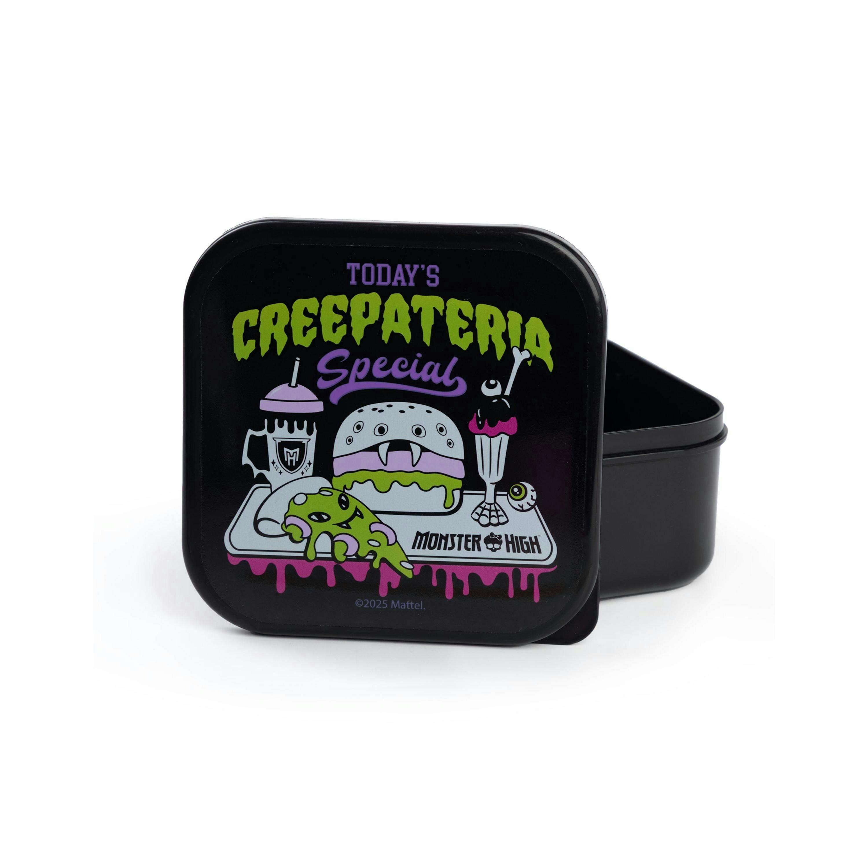 Monster High Womens Multicoloured Creepateria Special 3 Piece Snack Pot Set (One Size) by Vanilla Underground , view 4 of 6