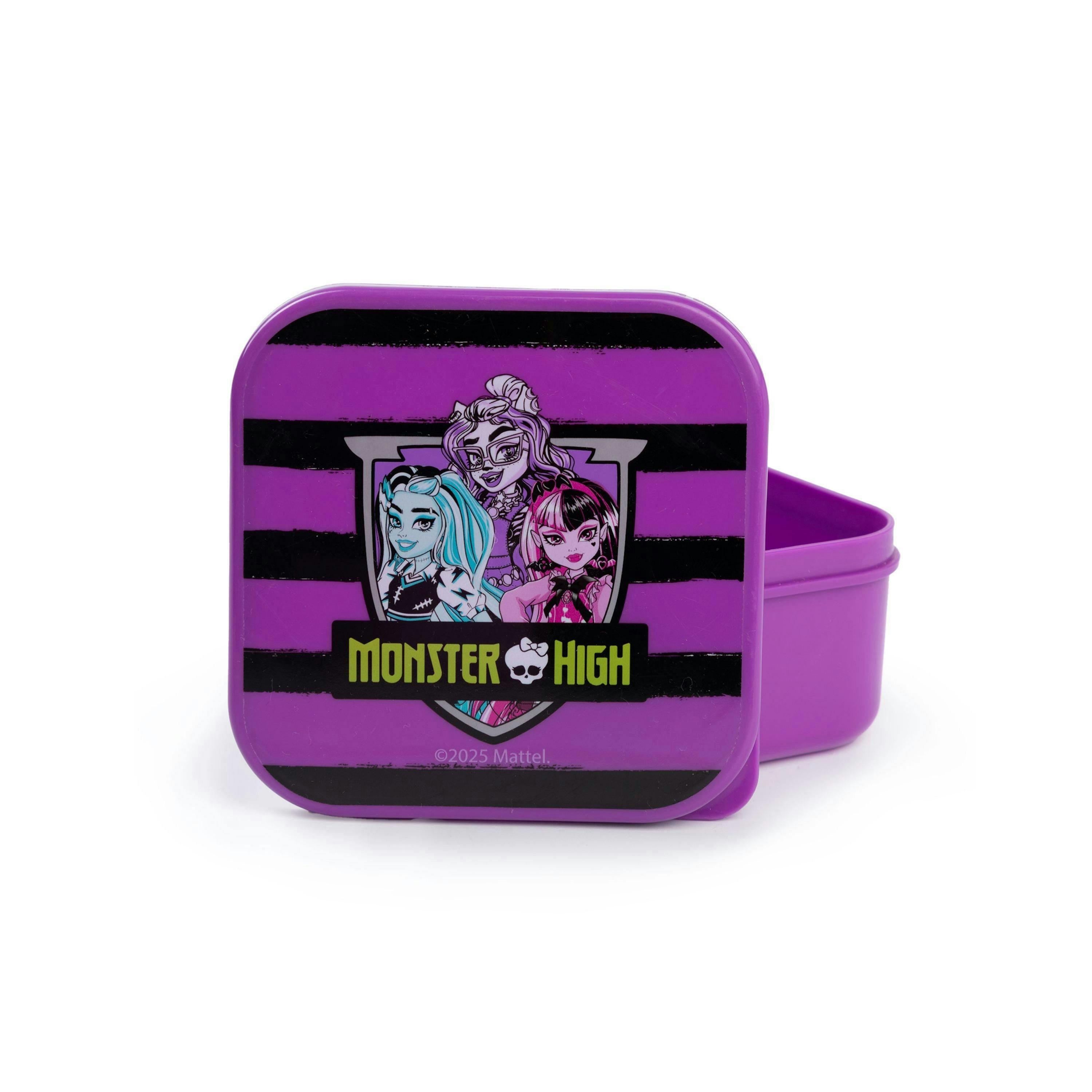 Monster High Womens Multicoloured Creepateria Special 3 Piece Snack Pot Set (One Size) by Vanilla Underground , view 5 of 6