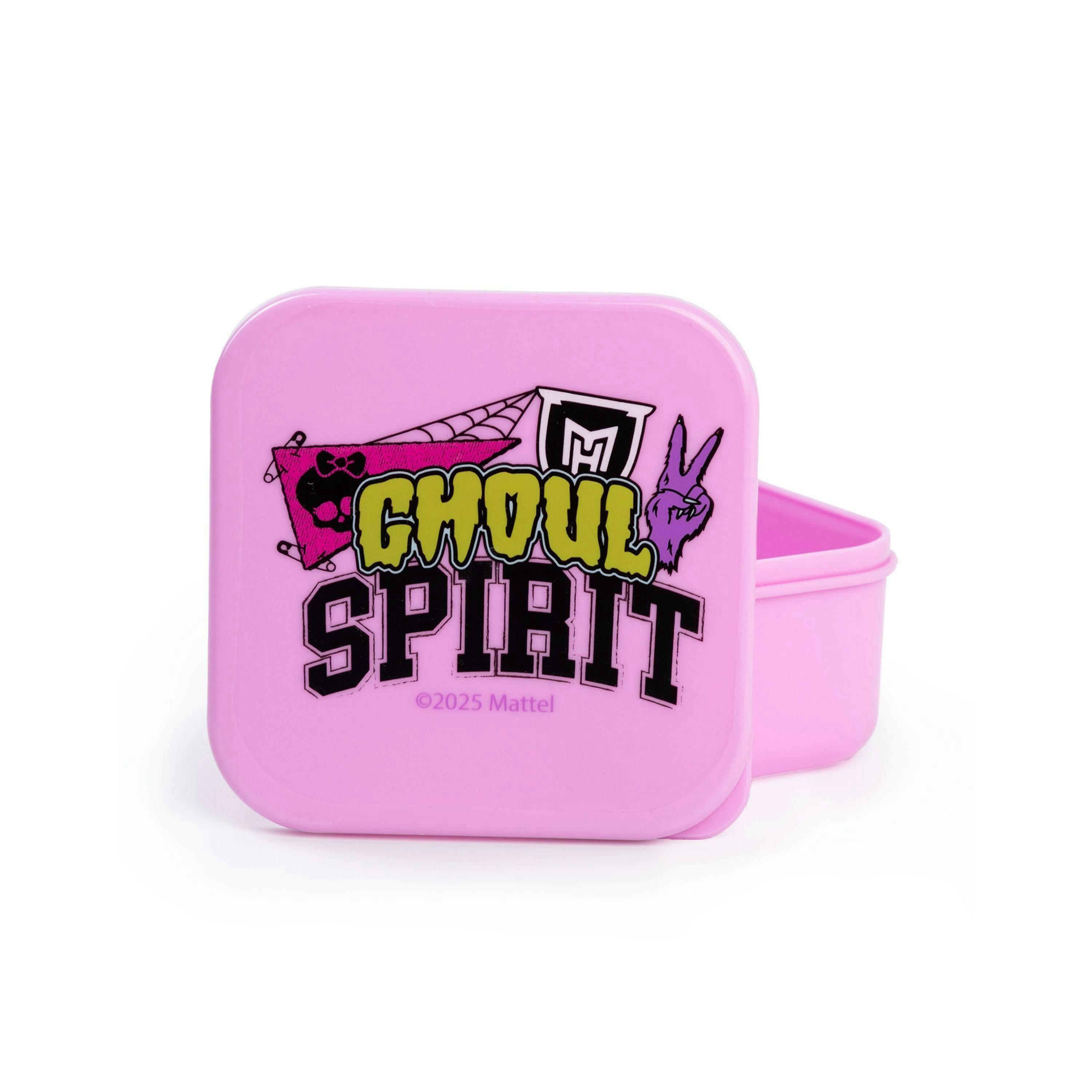 Monster High Womens Multicoloured Creepateria Special 3 Piece Snack Pot Set (One Size) by Vanilla Underground , view 6 of 6