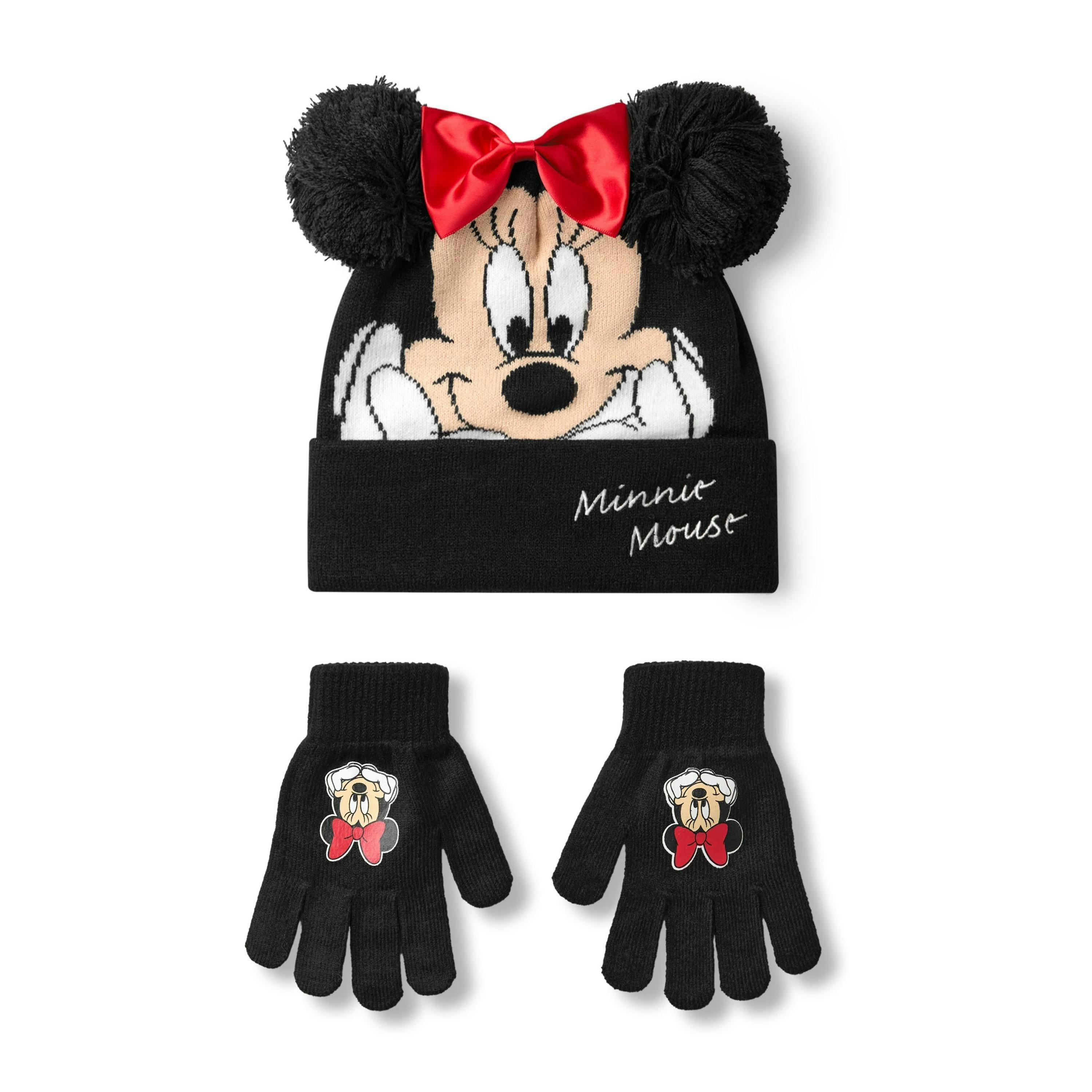 Disney Girls Multicoloured Minnie Mouse Beanie and Gloves Set (One Size) [dis] by Vanilla Underground , view 1 of 6