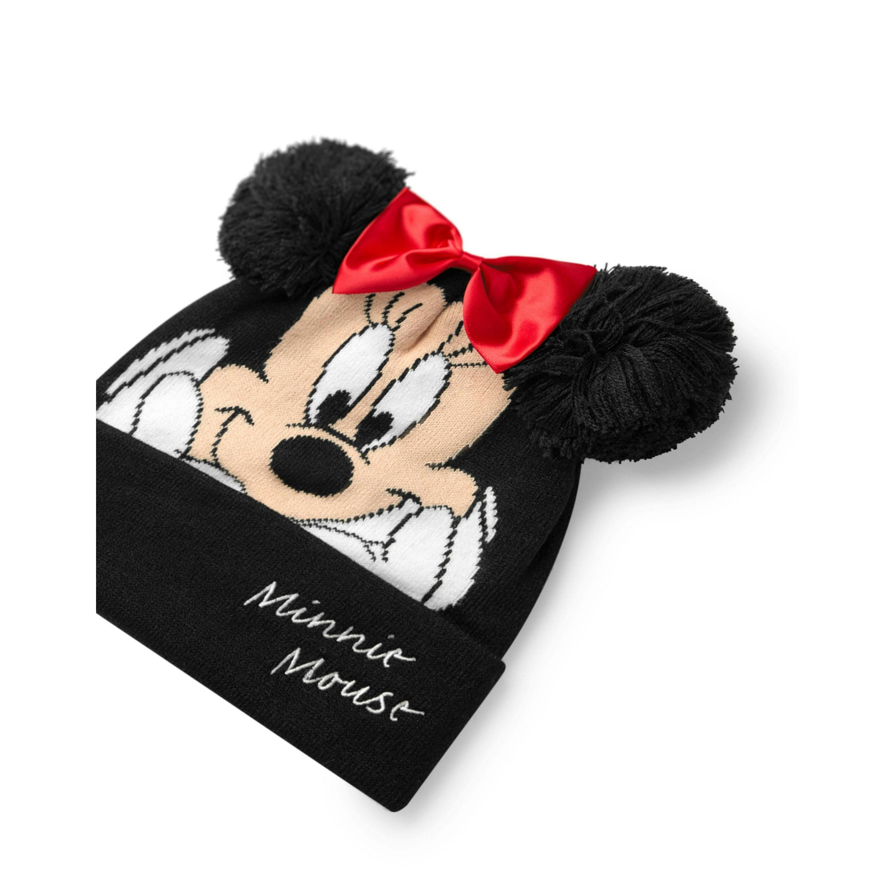 Disney Girls Multicoloured Minnie Mouse Beanie and Gloves Set (One Size) [dis] by Vanilla Underground , view 5 of 6