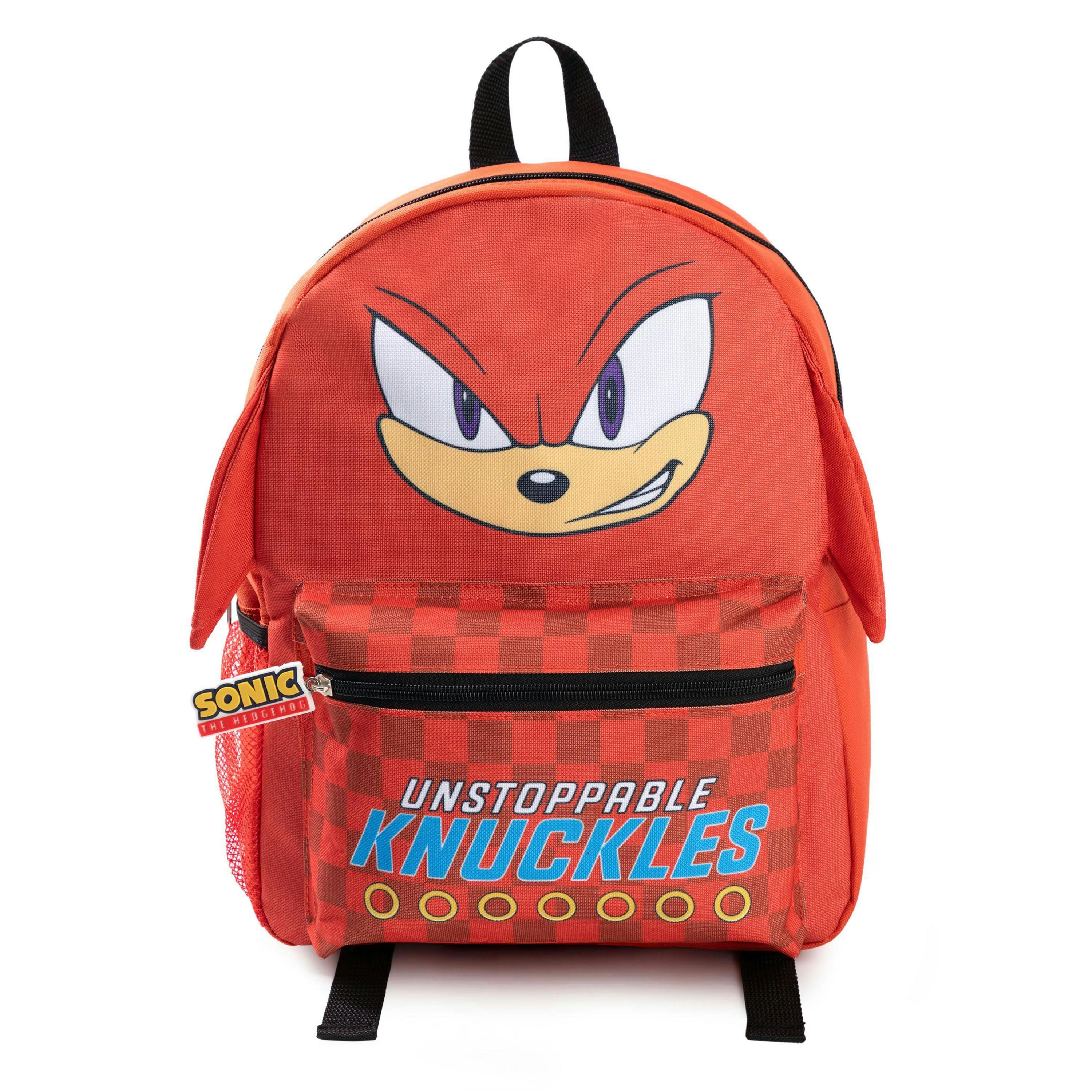 Sonic the Hedgehog Unisex Kids Red Knuckles Backpack (One Size) by Vanilla Underground , view 1 of 6