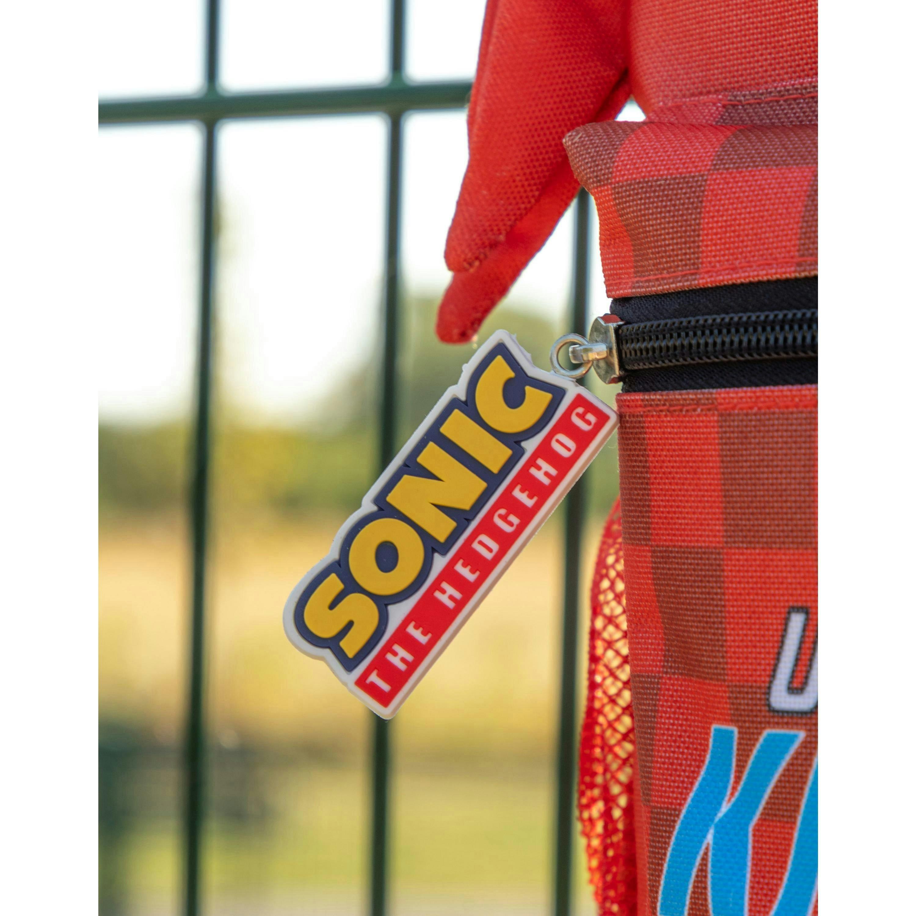 Sonic the Hedgehog Unisex Kids Red Knuckles Backpack (One Size) by Vanilla Underground , view 5 of 6