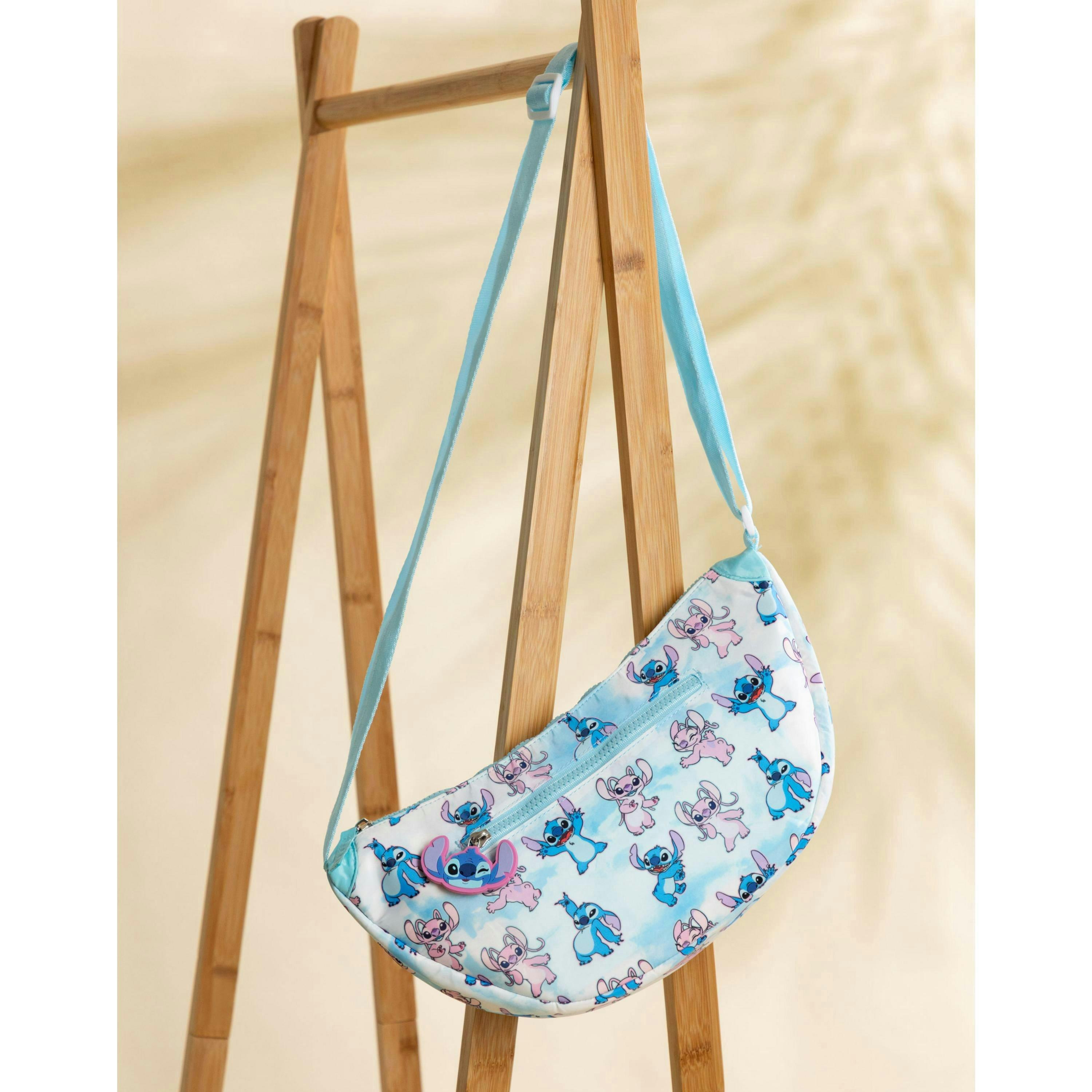 Lilo & Stitch Womens Blue Sling Bum Bag (One Size) by Vanilla Underground , view 3 of 6