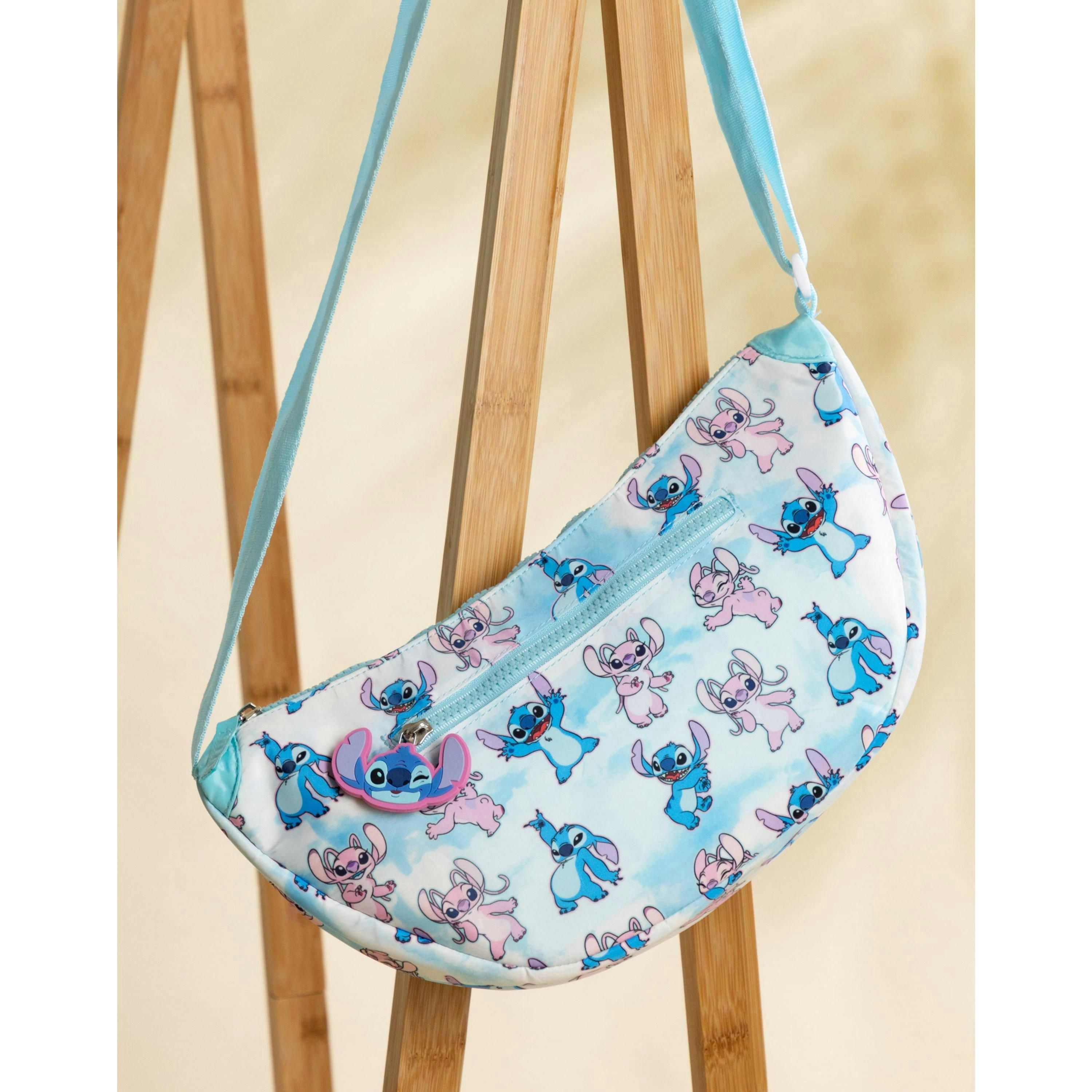 Lilo & Stitch Womens Blue Sling Bum Bag (One Size) by Vanilla Underground , view 4 of 6