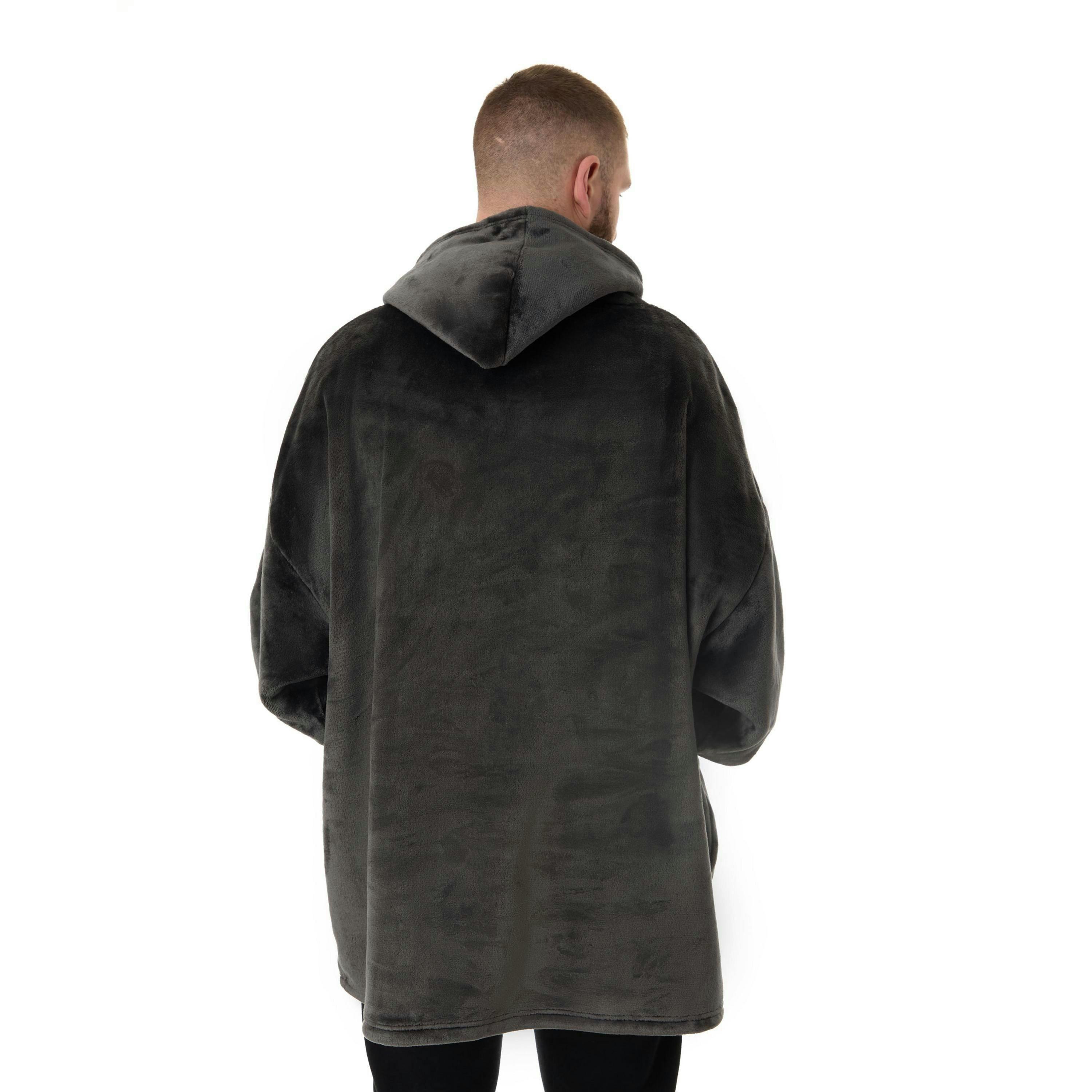 The Simpsons Mens Black Homer Blanket Hoodie (One Size) by Vanilla Underground , view 2 of 6