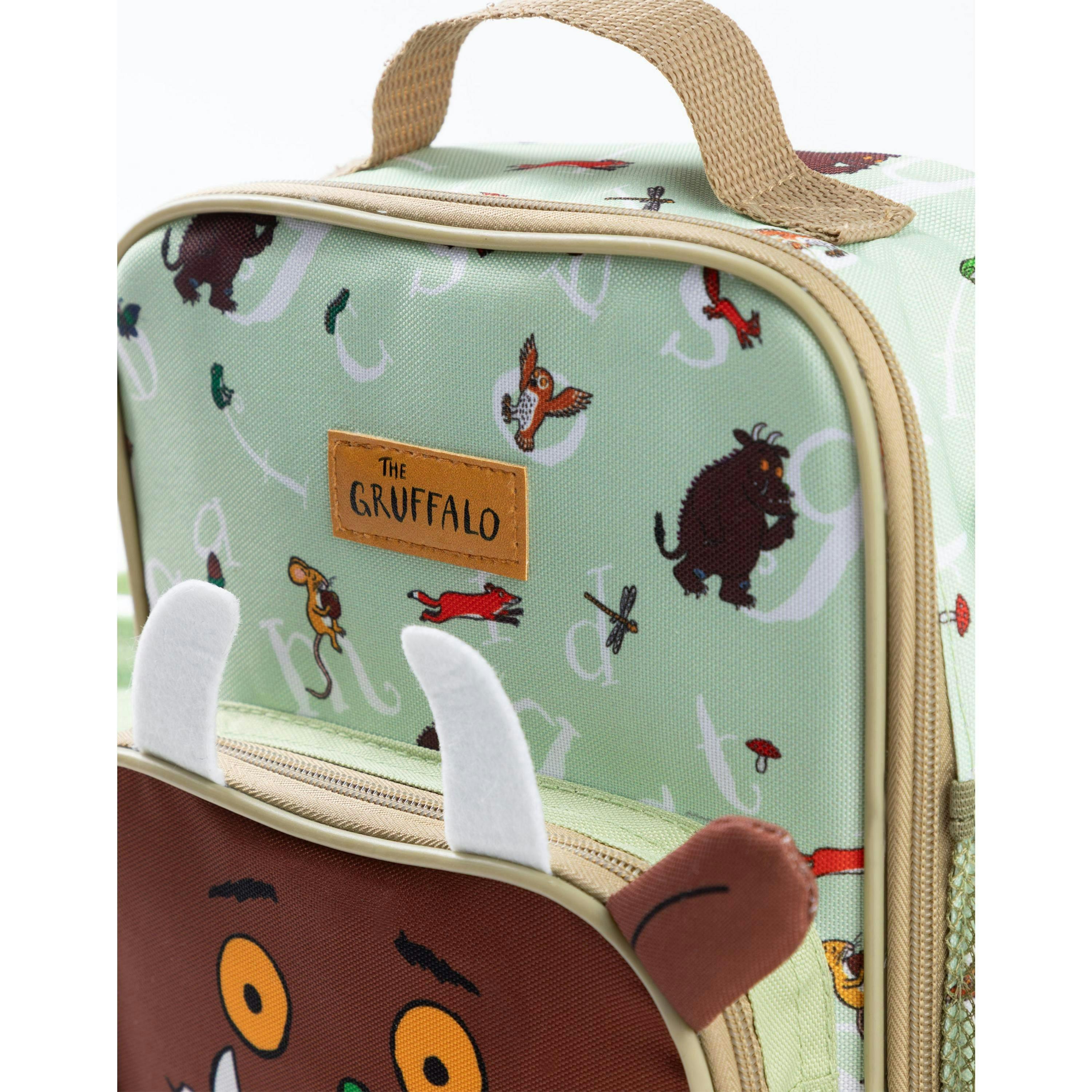 Gruffalo & Friends Unisex Kids Green Character Face Lunch Bag and Bottle Set (One Size) by Vanilla Underground , view 4 of 6