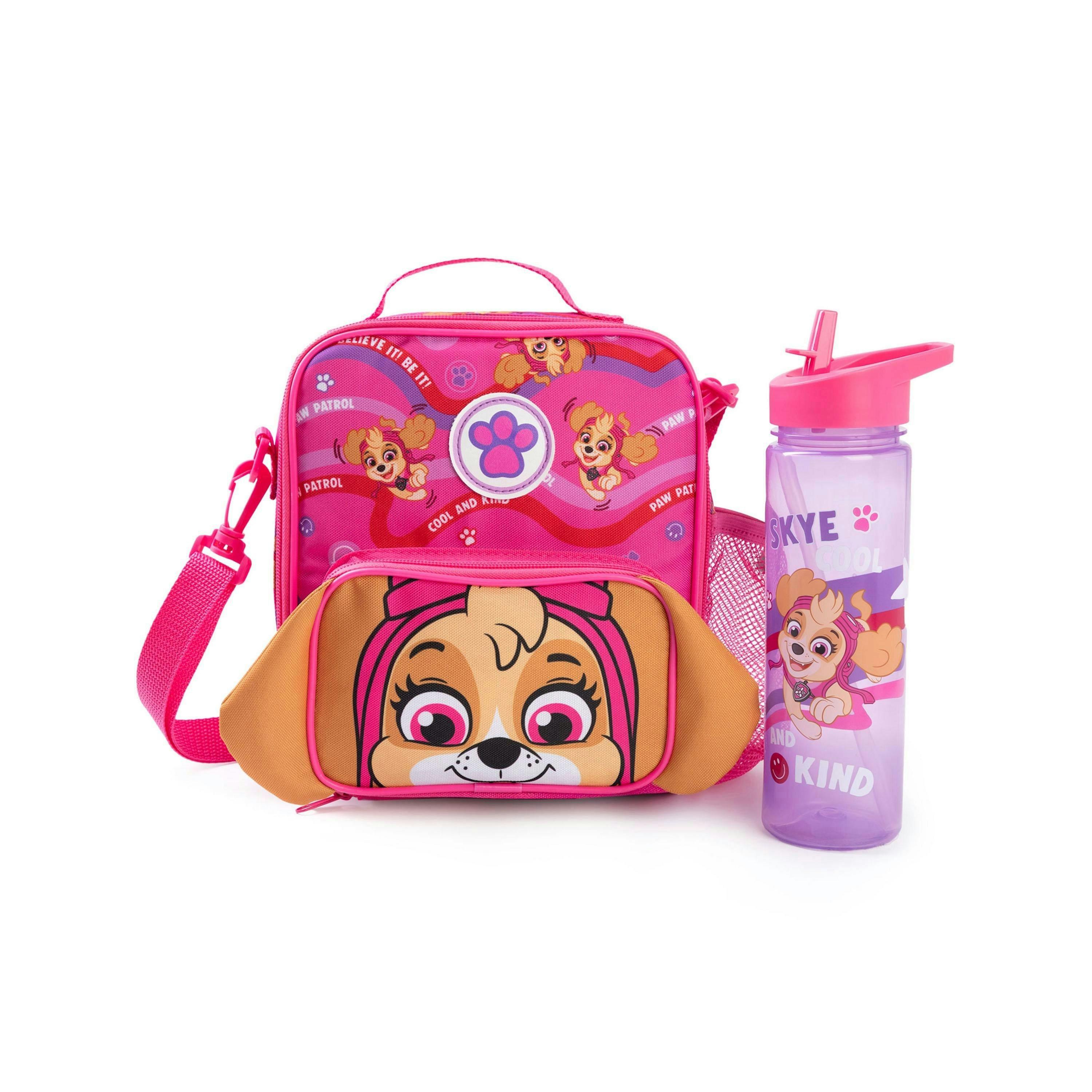 Paw Patrol Girls Pink Cool And Kind Lunch Bag and Bottle Set (One Size) by Vanilla Underground , view 1 of 6