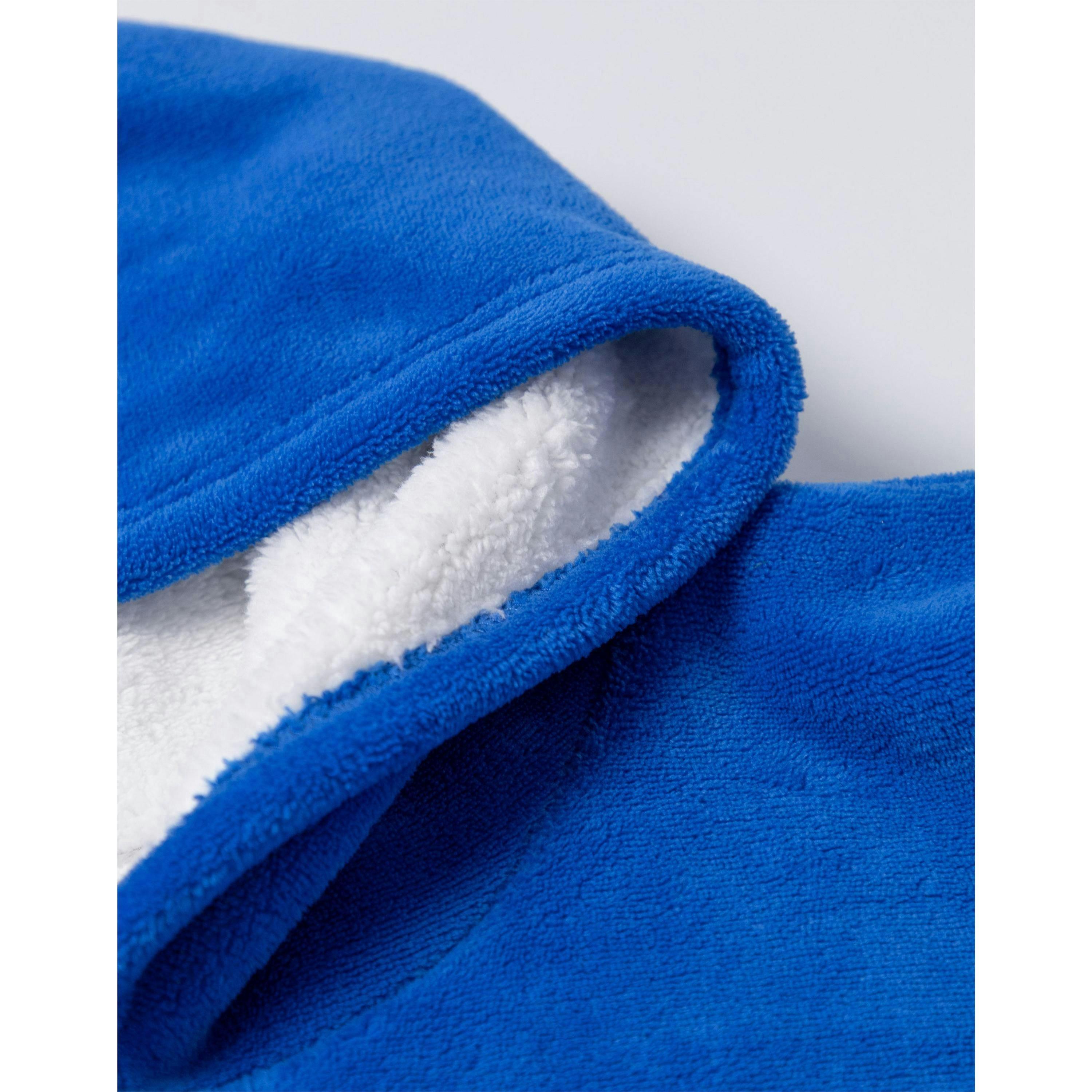 Fortnite Unisex Kids Blue Character Blanket Hoodie (One Size) by Vanilla Underground , view 3 of 6