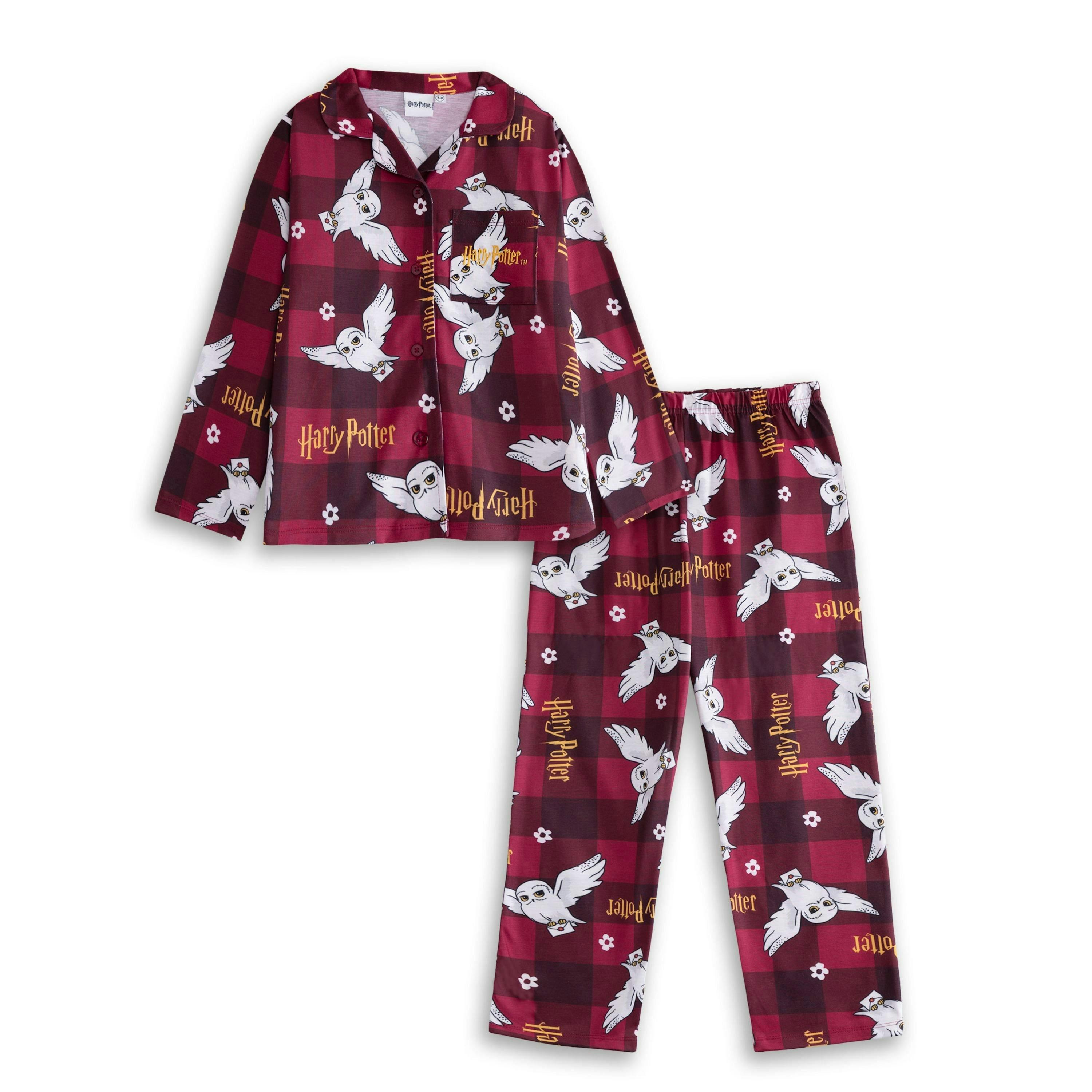 Harry Potter Girls Red Character Long Sleeve Long Leg Pyjama Set by Vanilla Underground , view 1 of 6