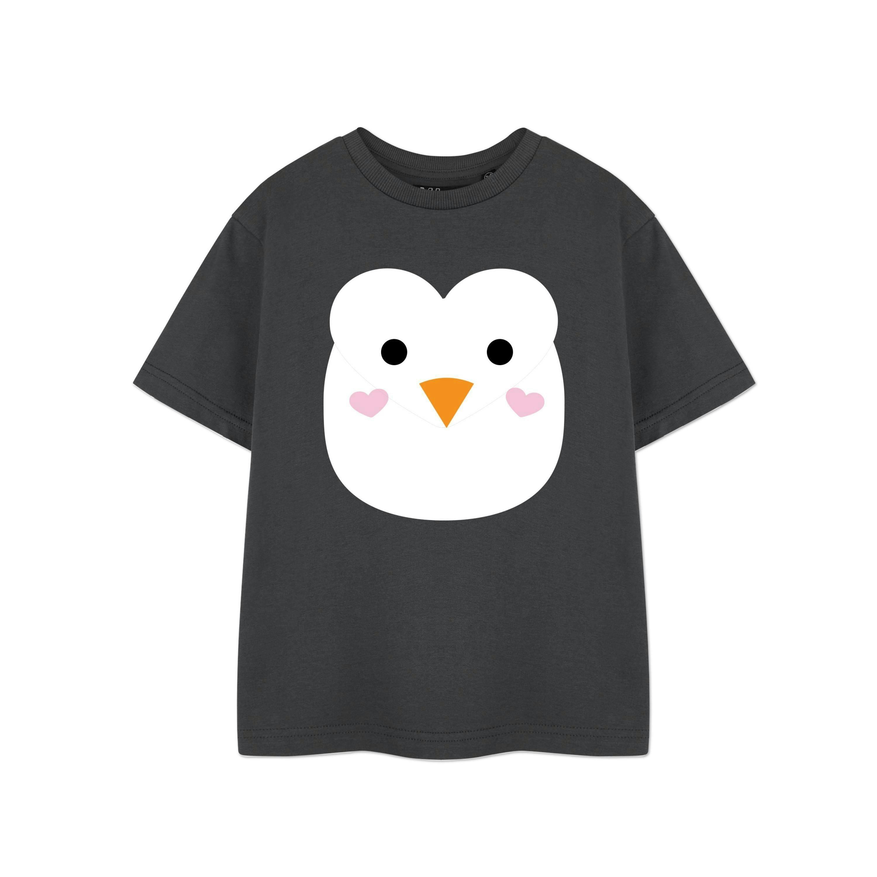 Show Me The Merch Unisex Grey Penguin Short Sleeved T-Shirt by Vanilla Underground , view 1 of 1