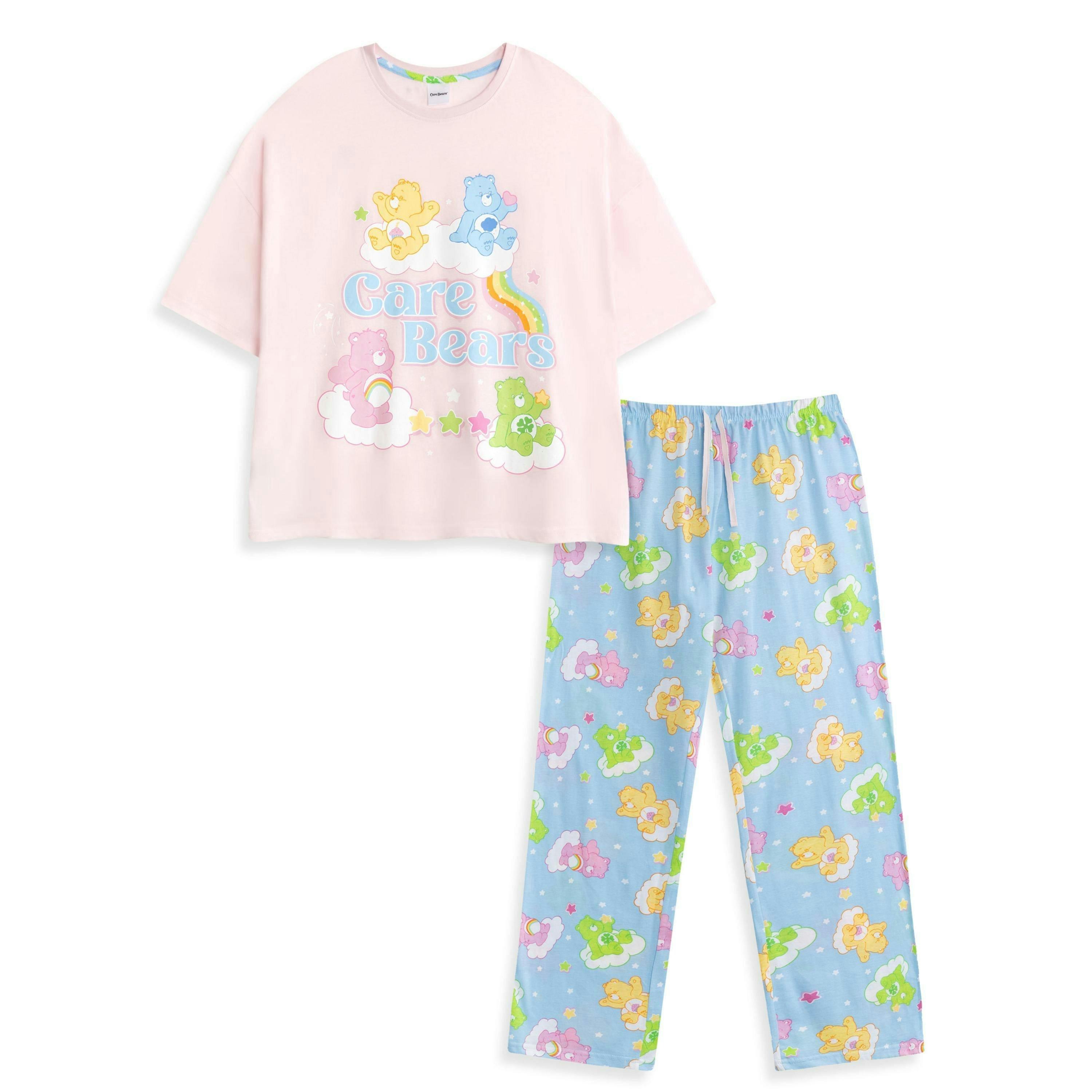 Care Bears Womens Pink Character Short Sleeve Long Leg Pyjama Set by Vanilla Underground , view 1 of 6