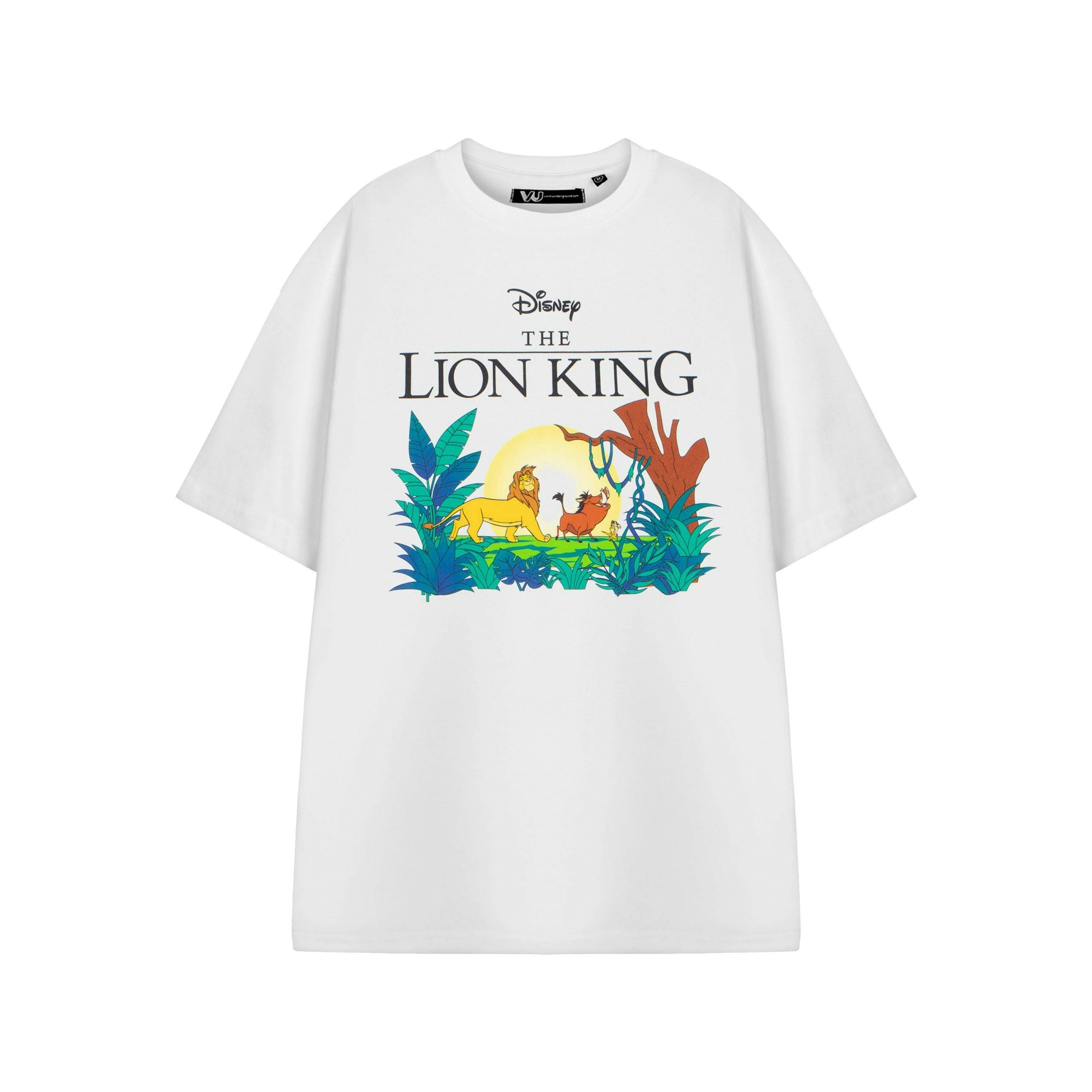 Disney Womens White Lion King Short Sleeved T-Shirt by Vanilla Underground , view 1 of 3