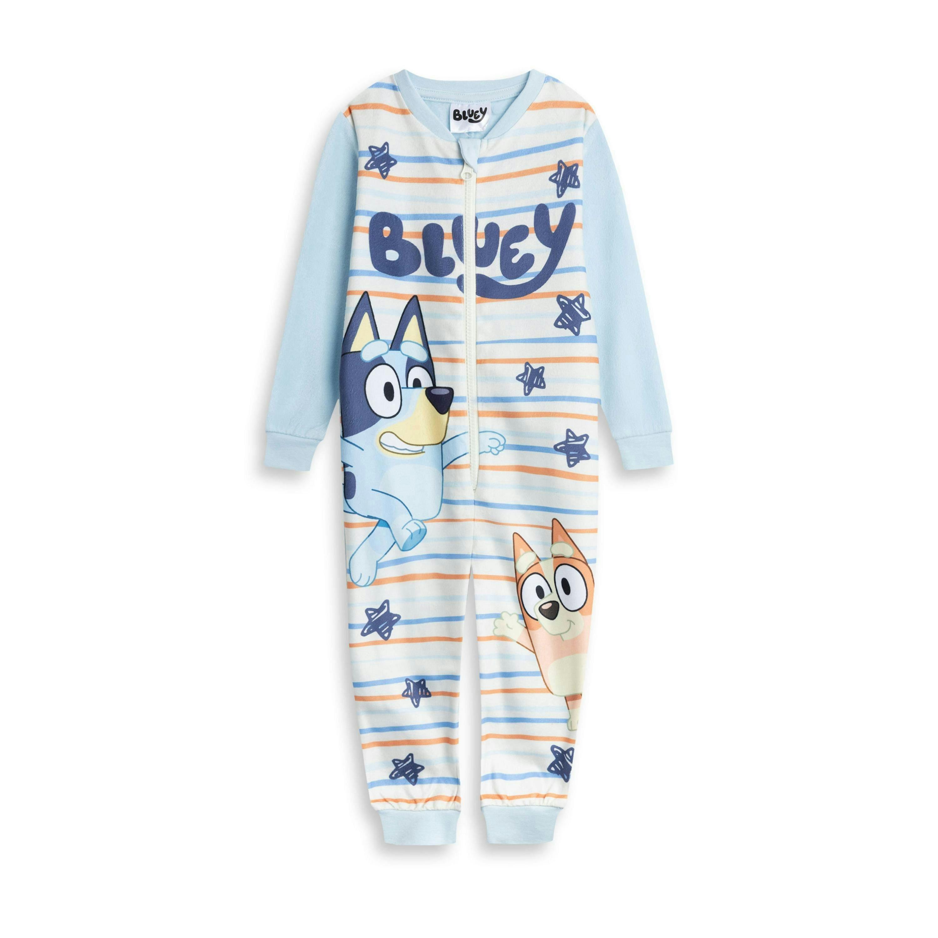 Bluey Boys Blue Character Onesie by Vanilla Underground , view 1 of 6