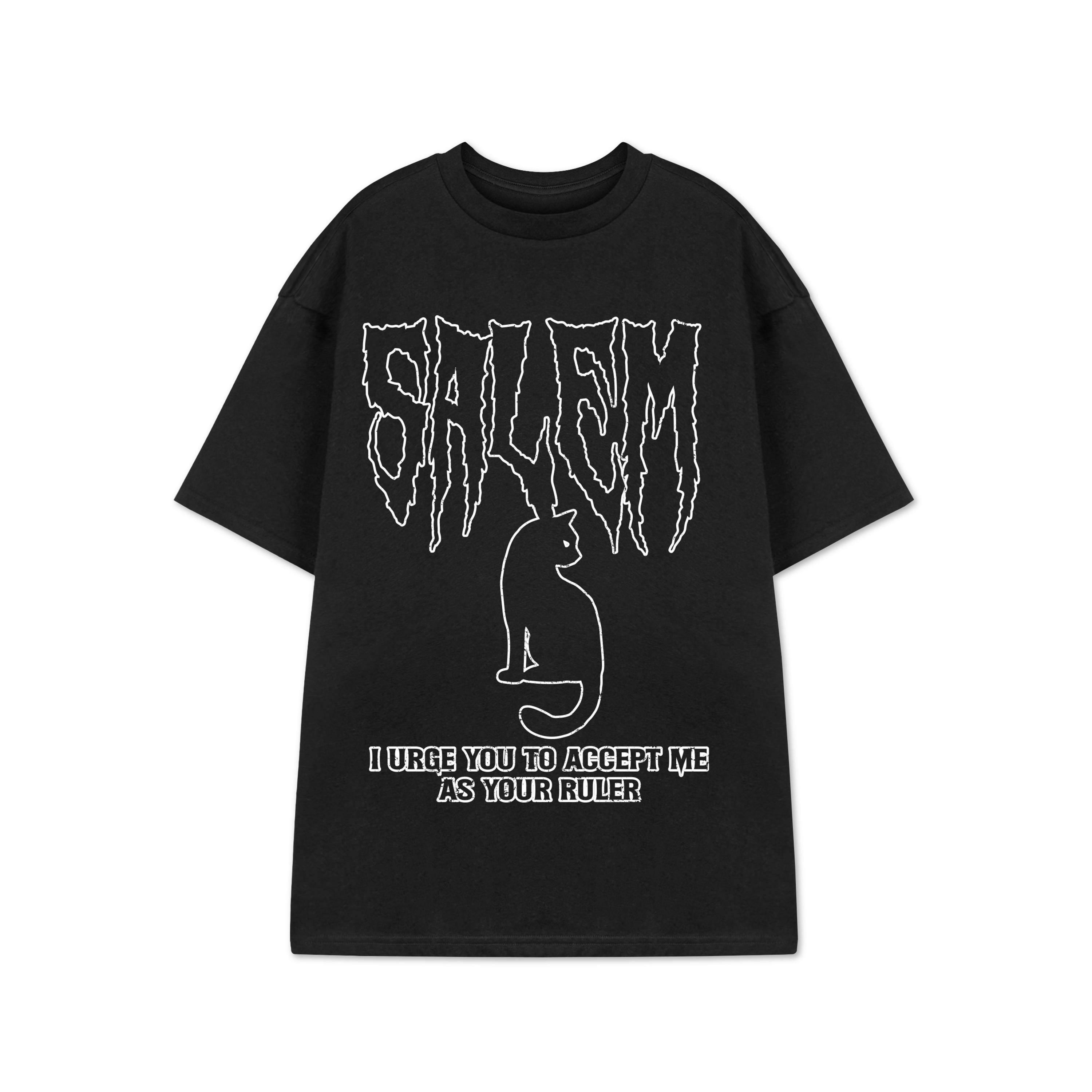 Show Me The Merch Womens Black Salem Short Sleeved T-Shirt by Vanilla Underground , view 1 of 1