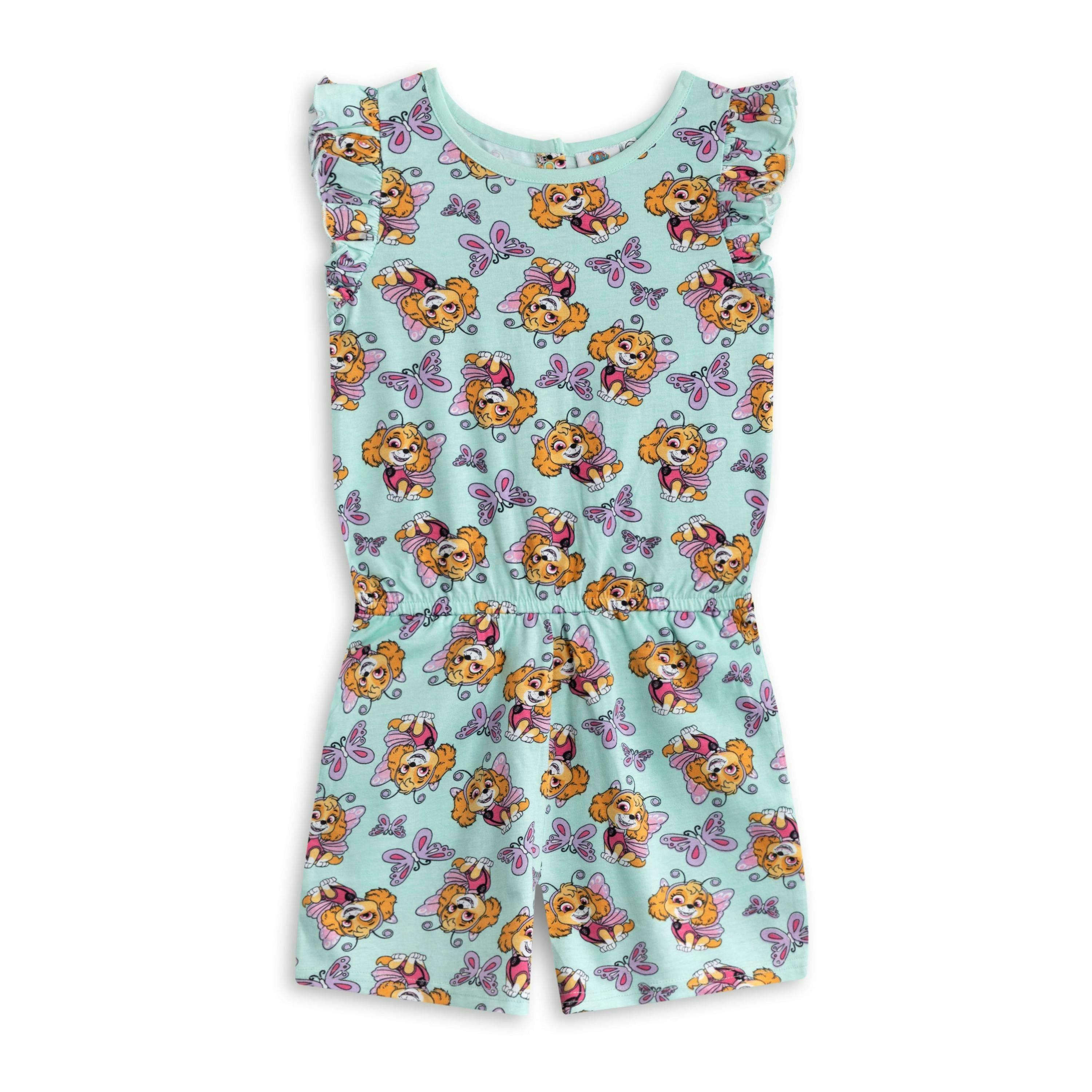 Paw Patrol Girls Blue Skye Sleeveless Playsuit by Vanilla Underground , view 1 of 6