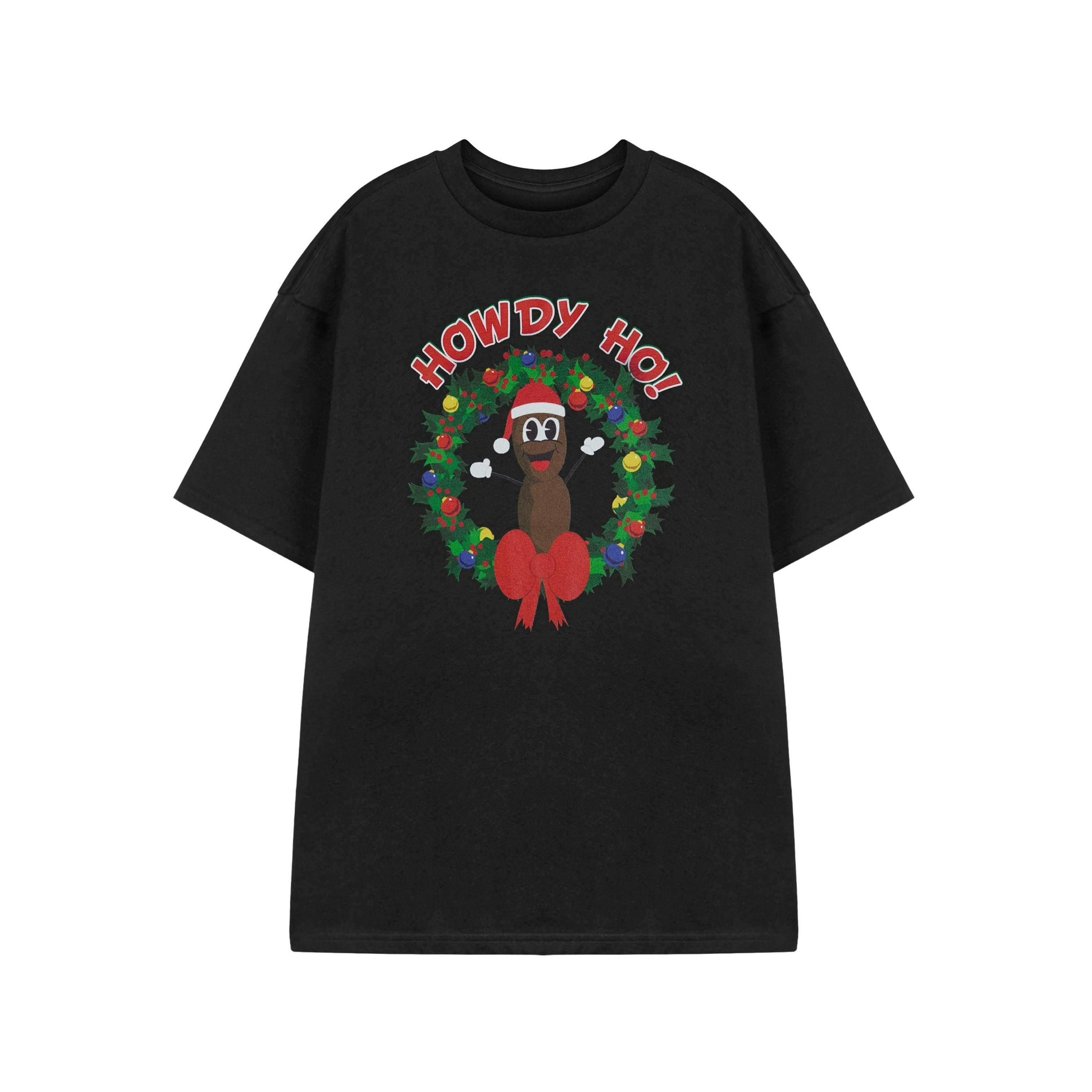 South Park Mr Hanky Mens Black Howdy Ho! Short Sleeved T-Shirt by Vanilla Underground , view 1 of 3