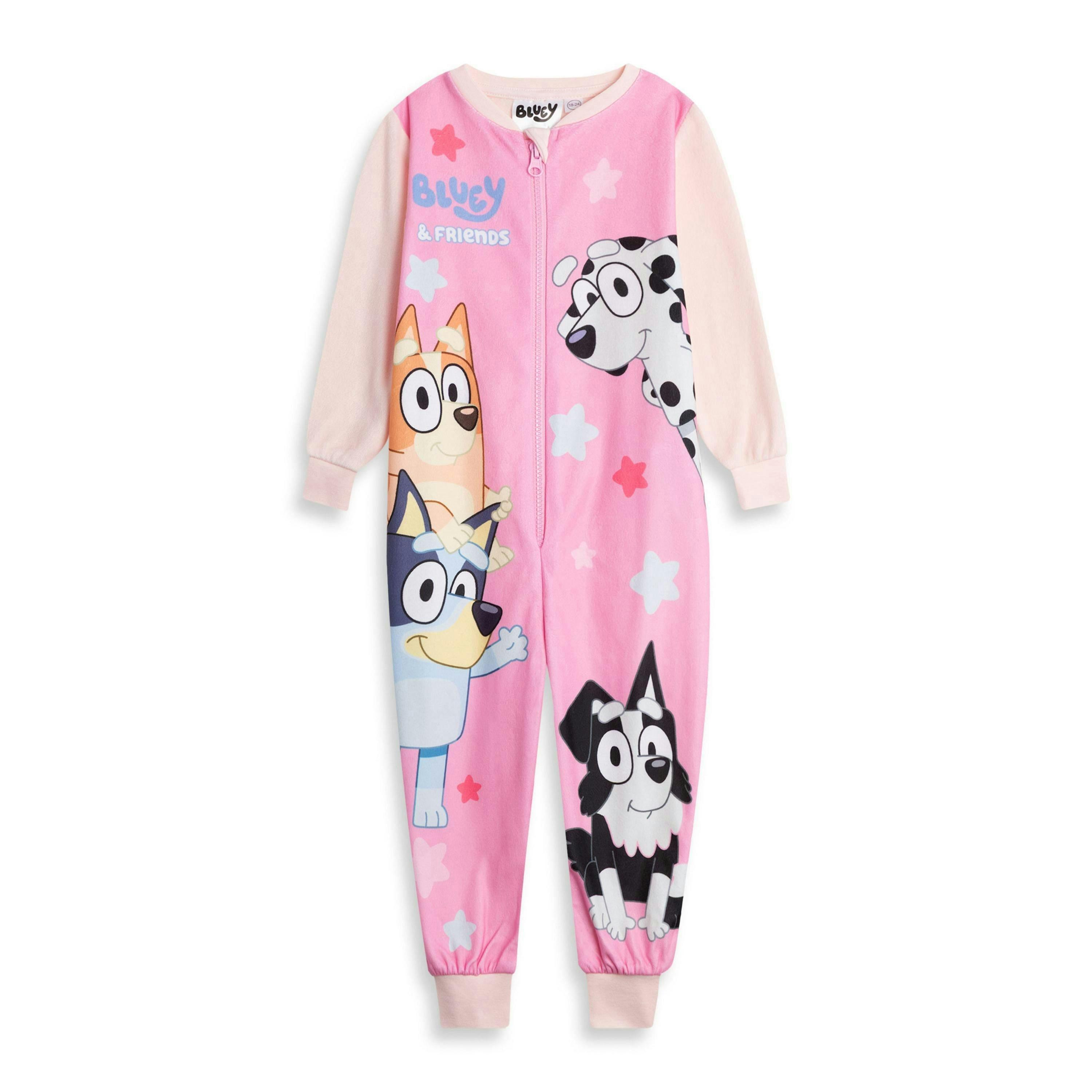 Bluey Girls Pink Character Onesie by Vanilla Underground , view 1 of 6