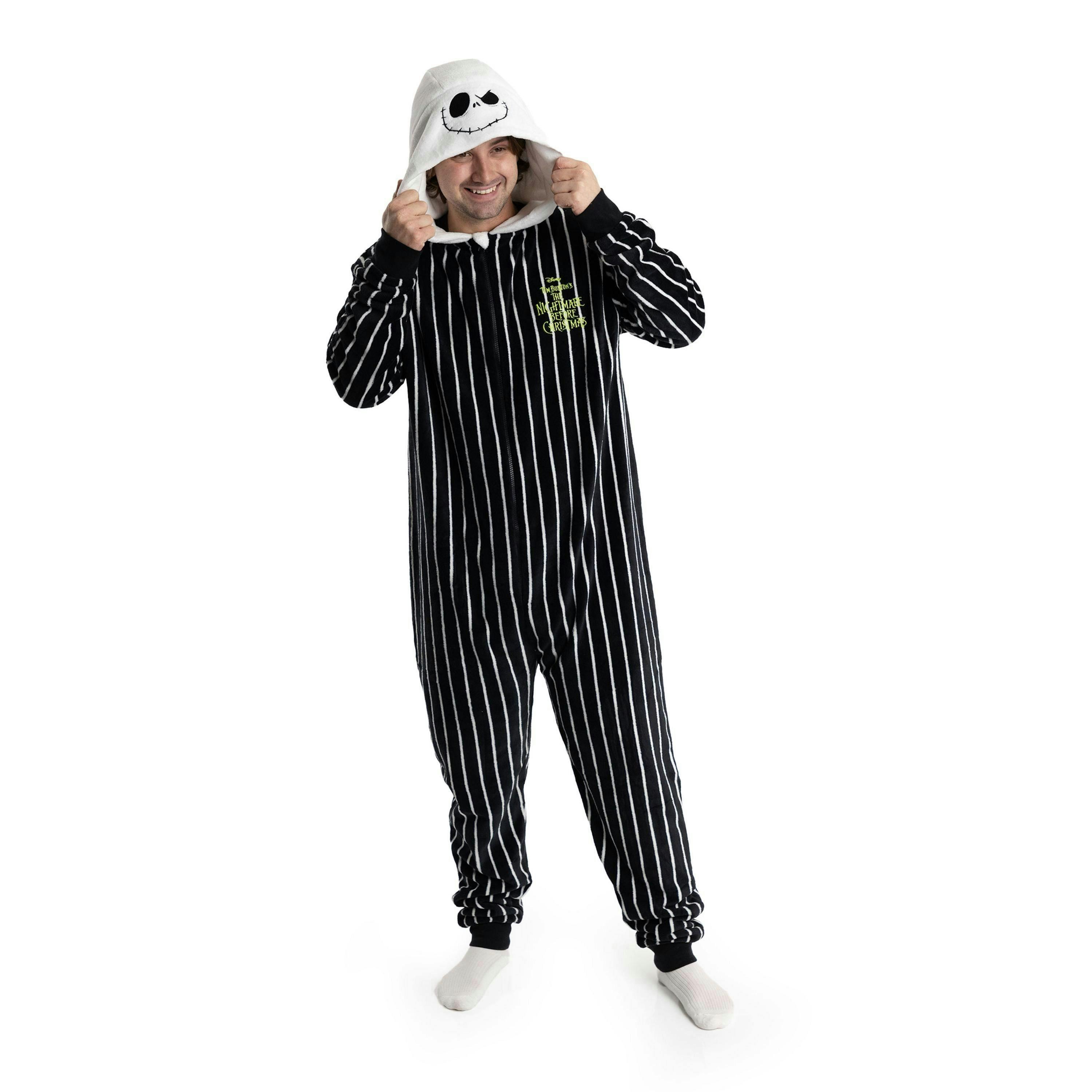 The Nightmare Before Christmas Unisex Black Character Onesie by Vanilla Underground , view 1 of 6