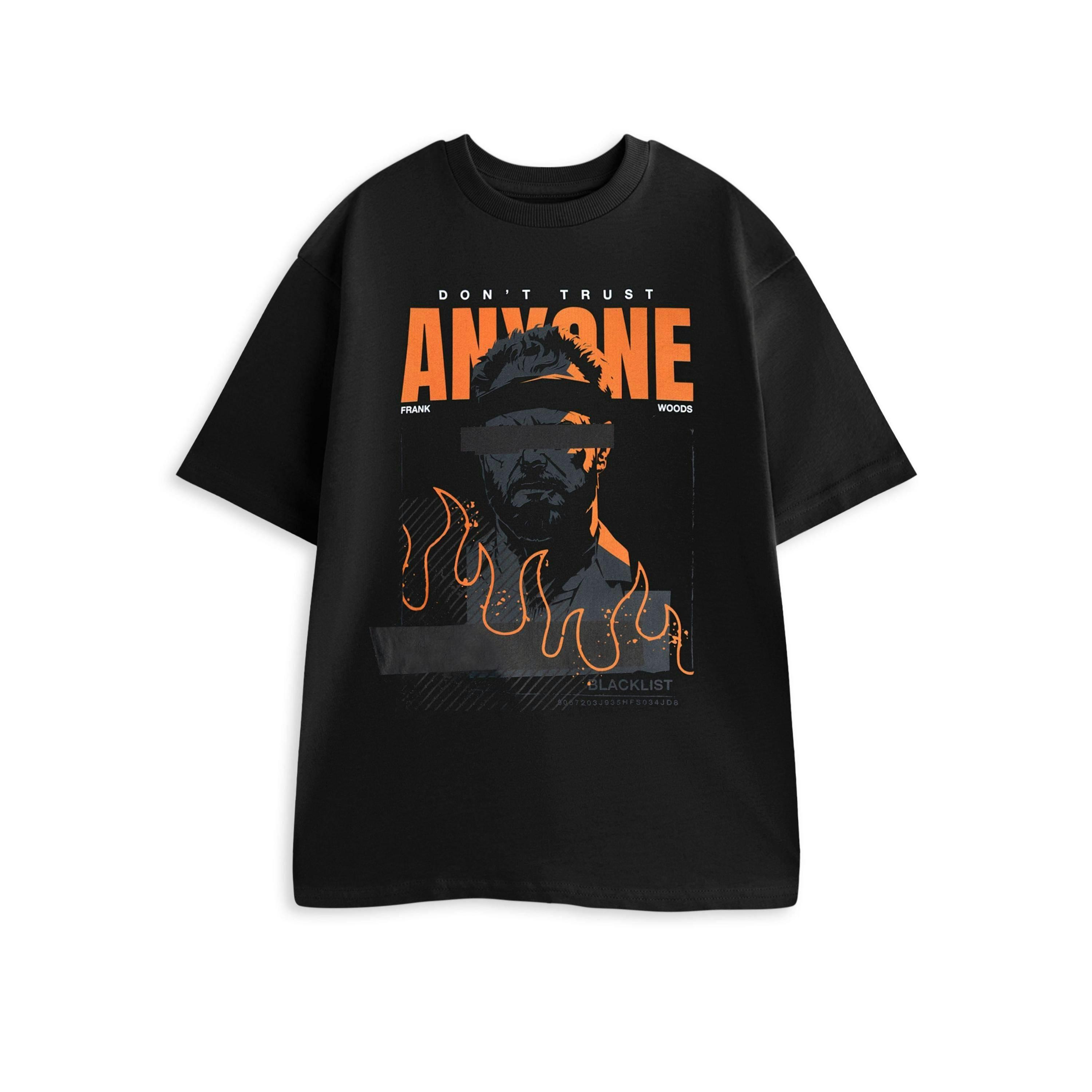 Call of Duty Mens Black Don't Trust Anyone Short Sleeved T-Shirt by Vanilla Underground , view 1 of 4